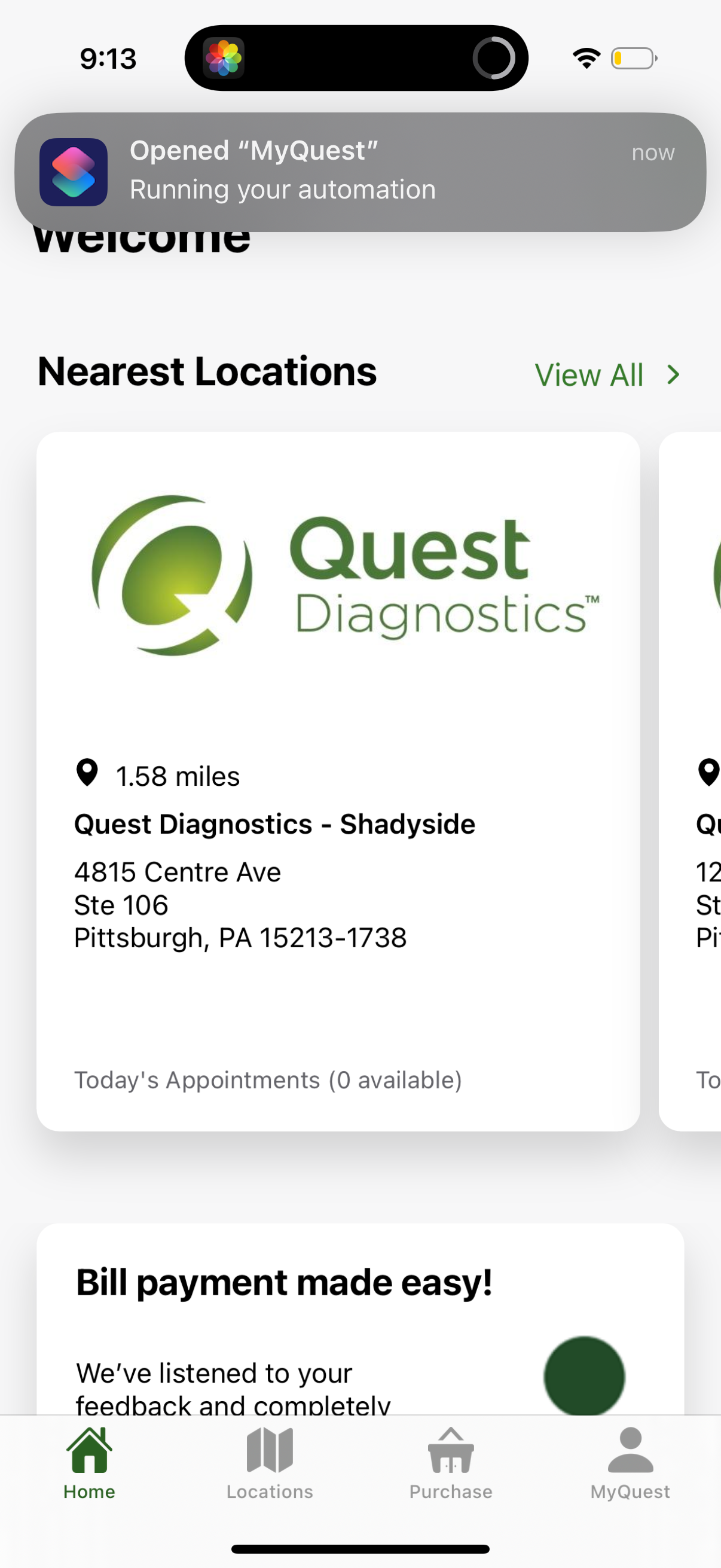 myquest app screenshot 3