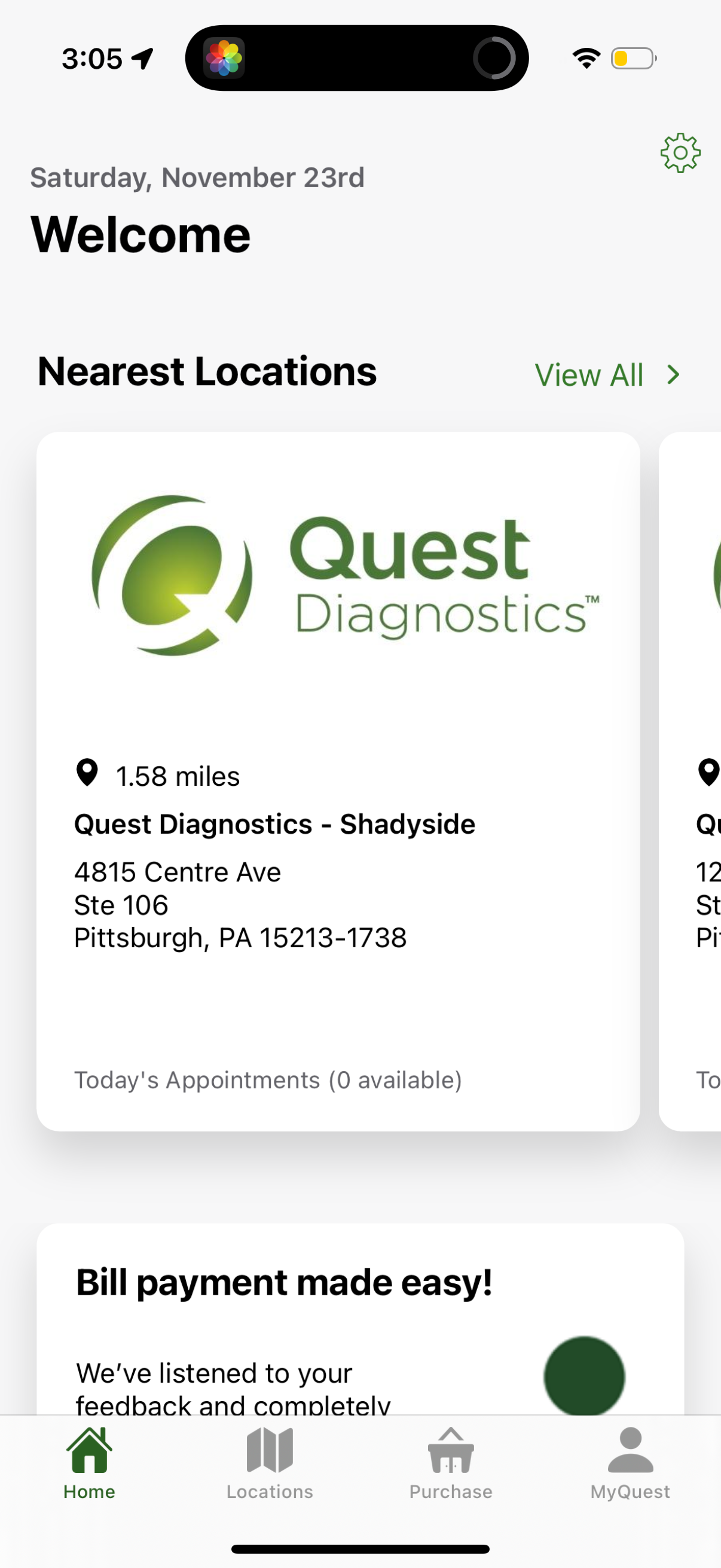 myquest app screenshot 2