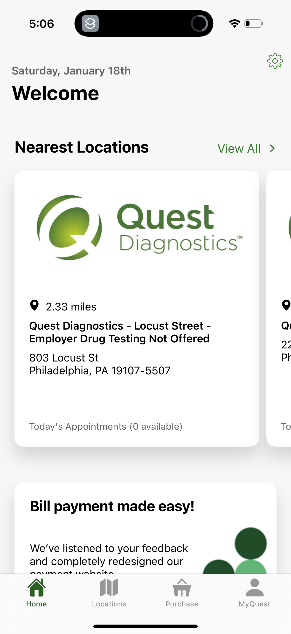 myquest app screenshot 1