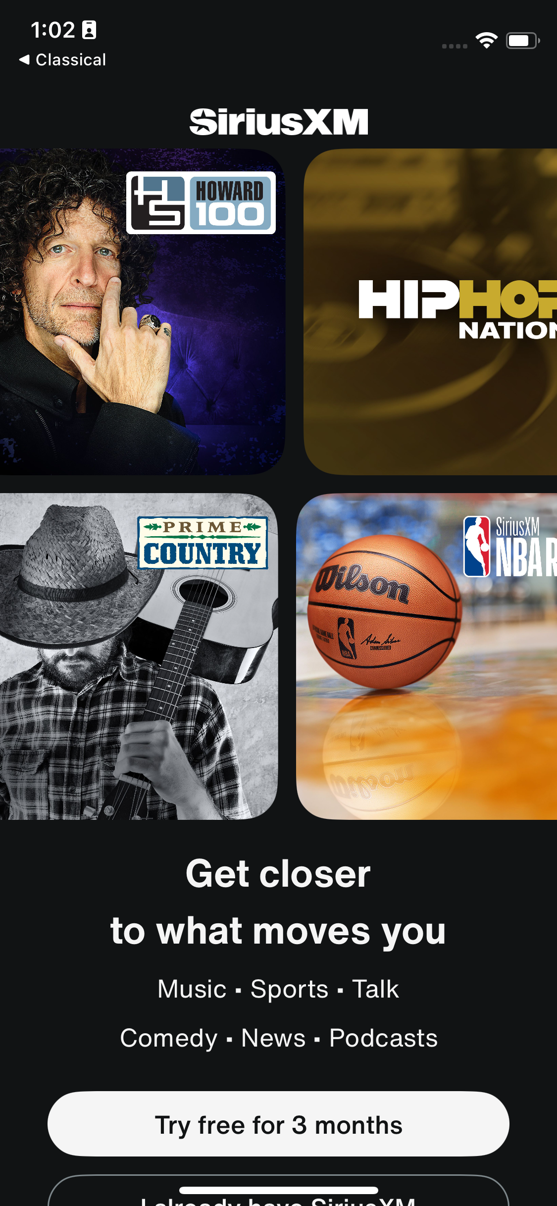 siriusxm app screenshot 44