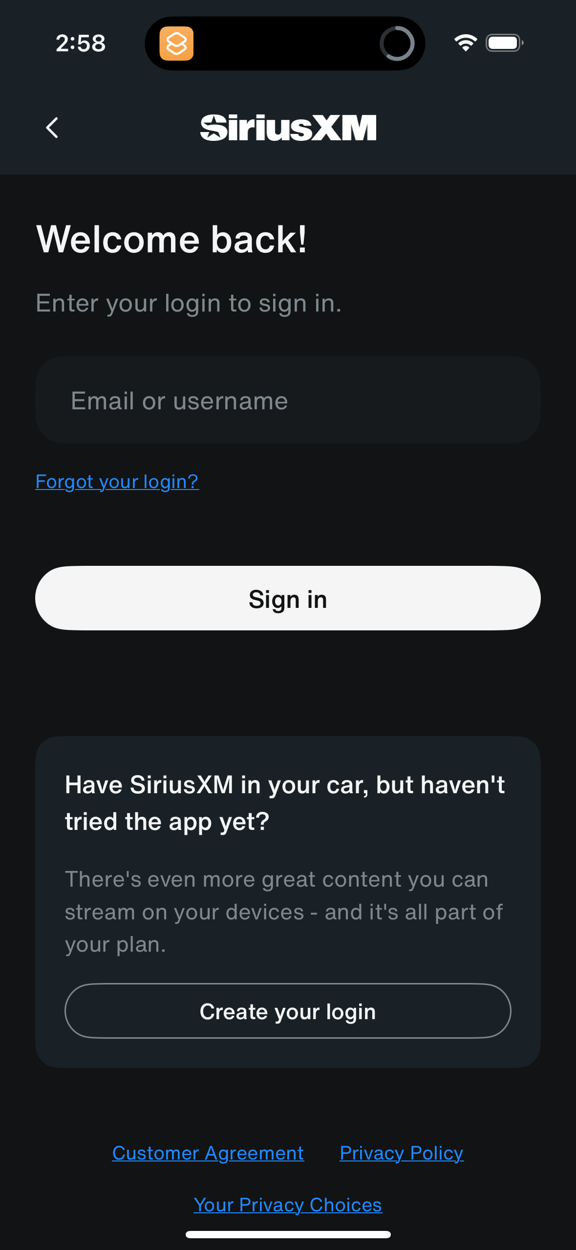 siriusxm app screenshot 39
