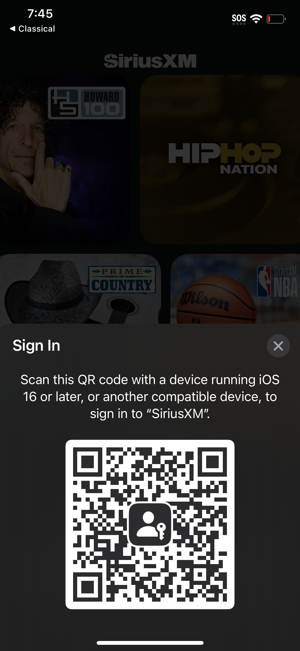 siriusxm app screenshot 36