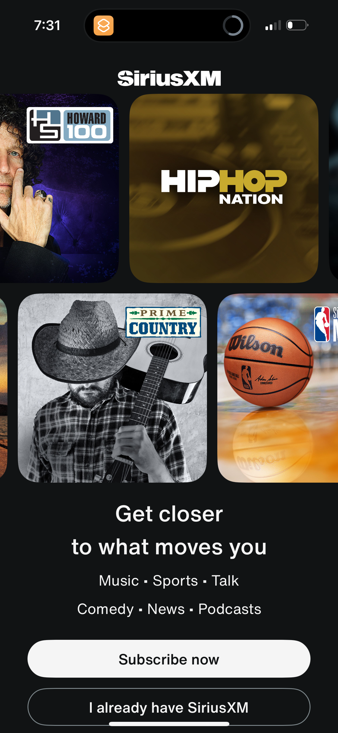 siriusxm app screenshot 35