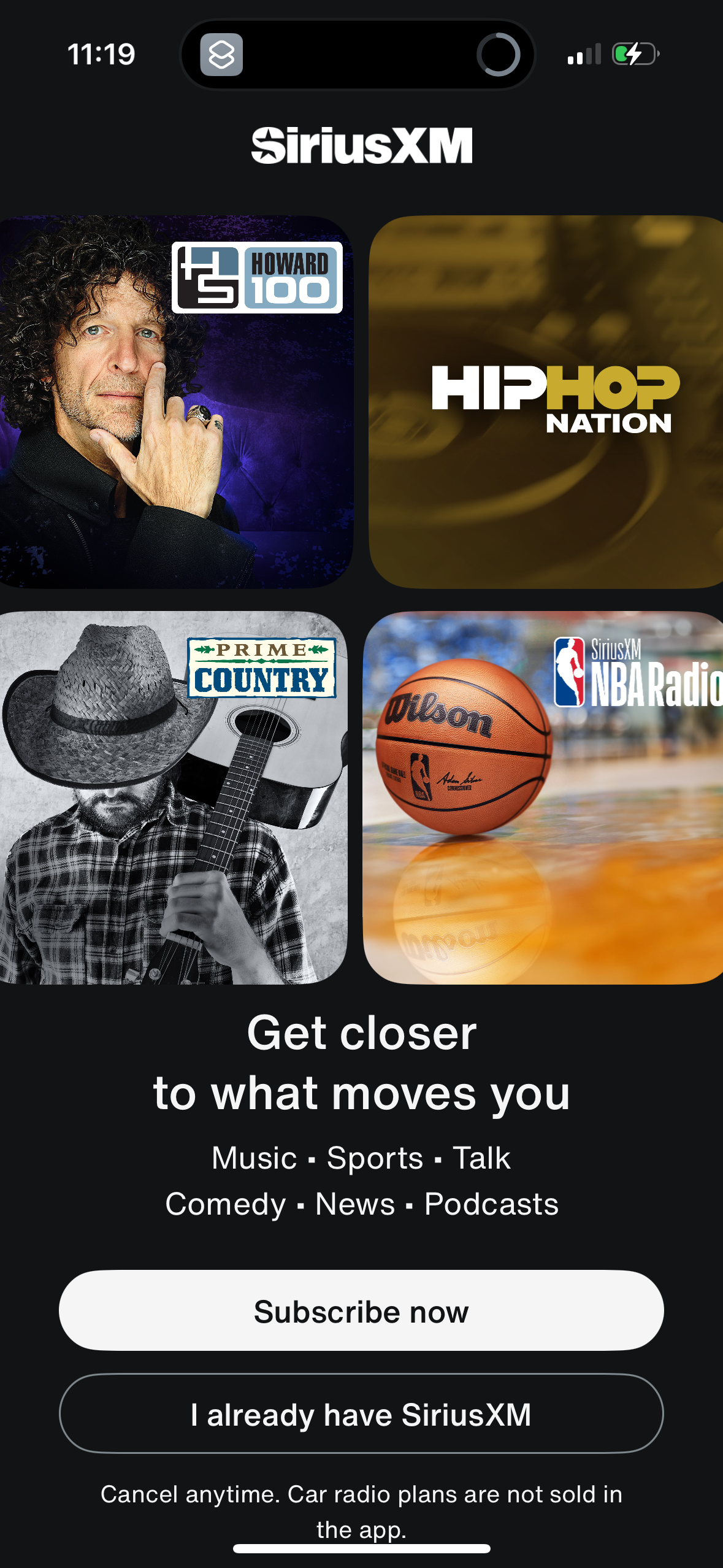 siriusxm app screenshot 31