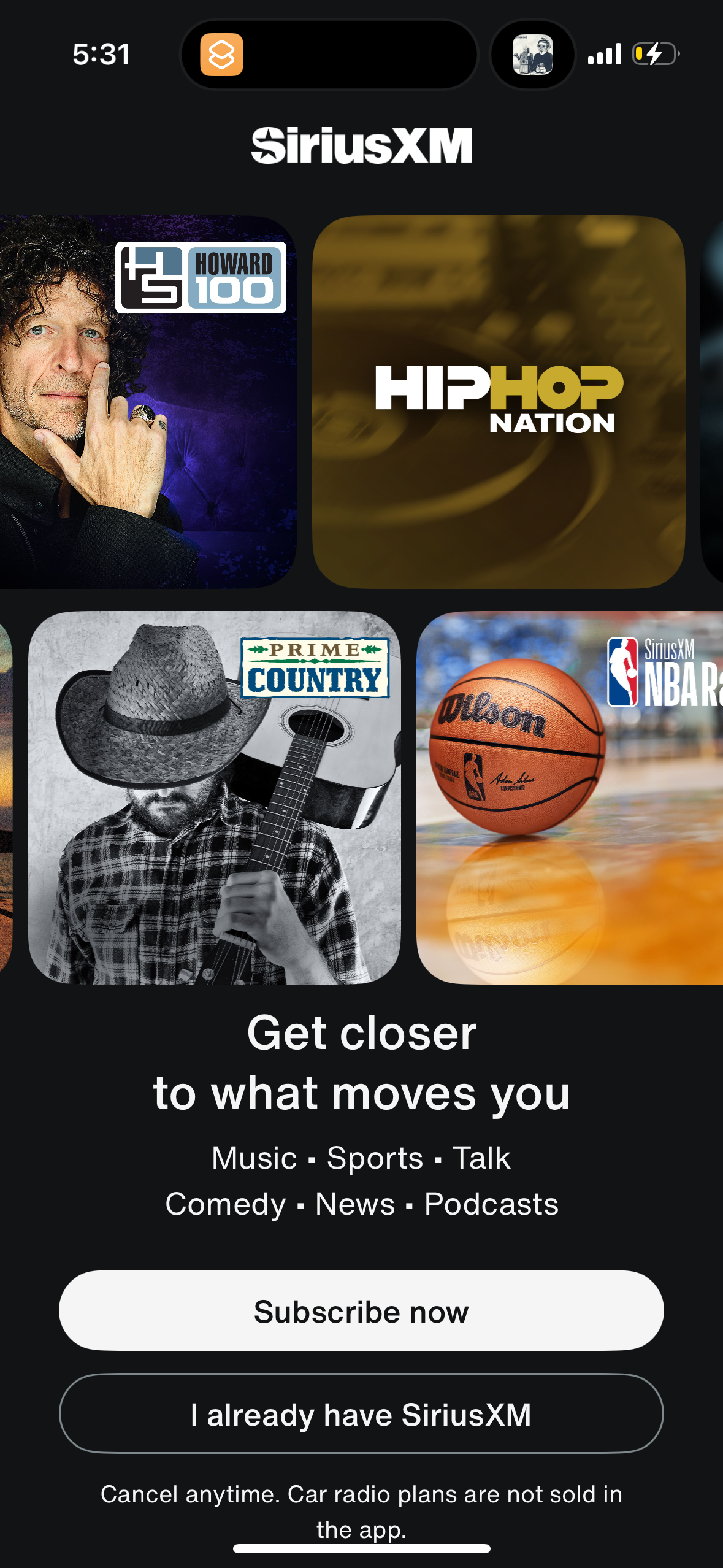 siriusxm app screenshot 29