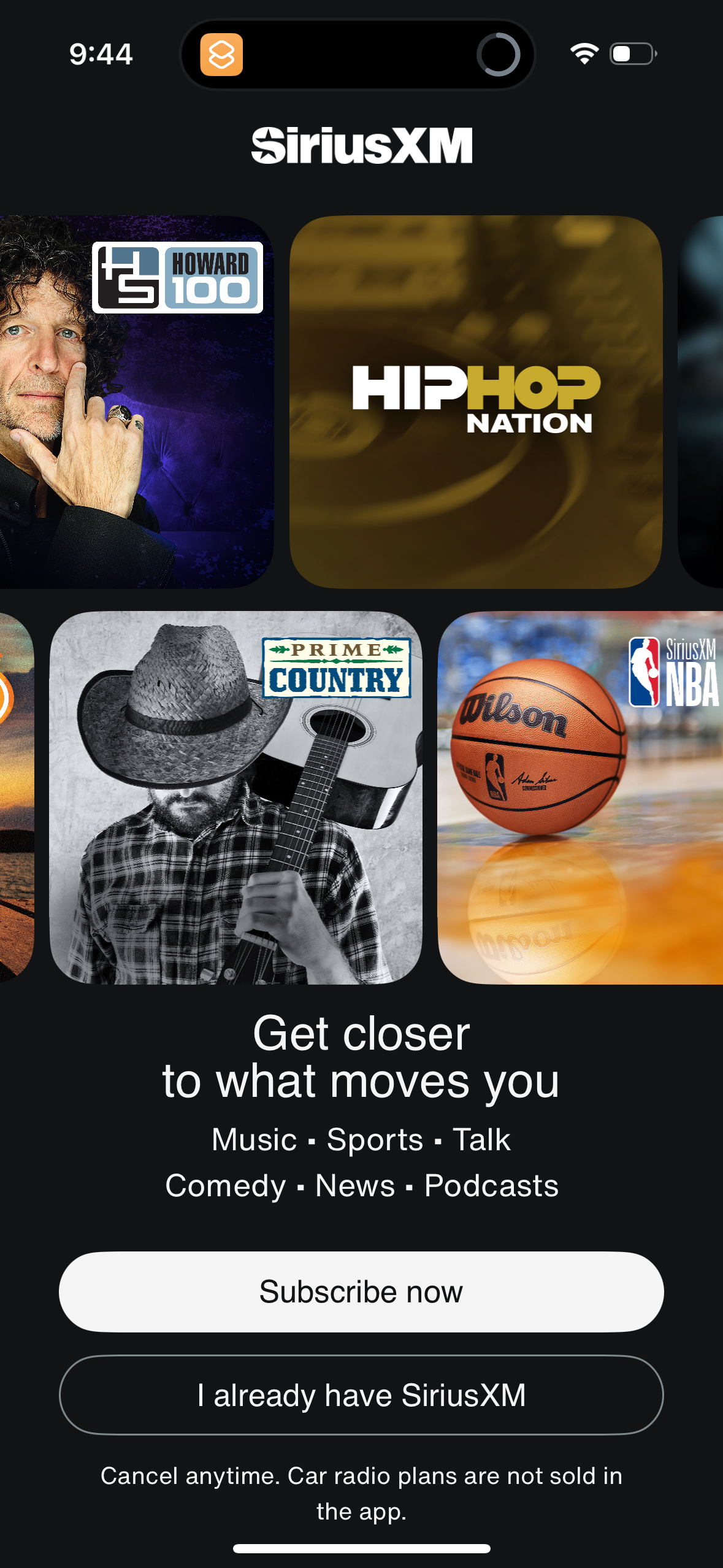 siriusxm app screenshot 28