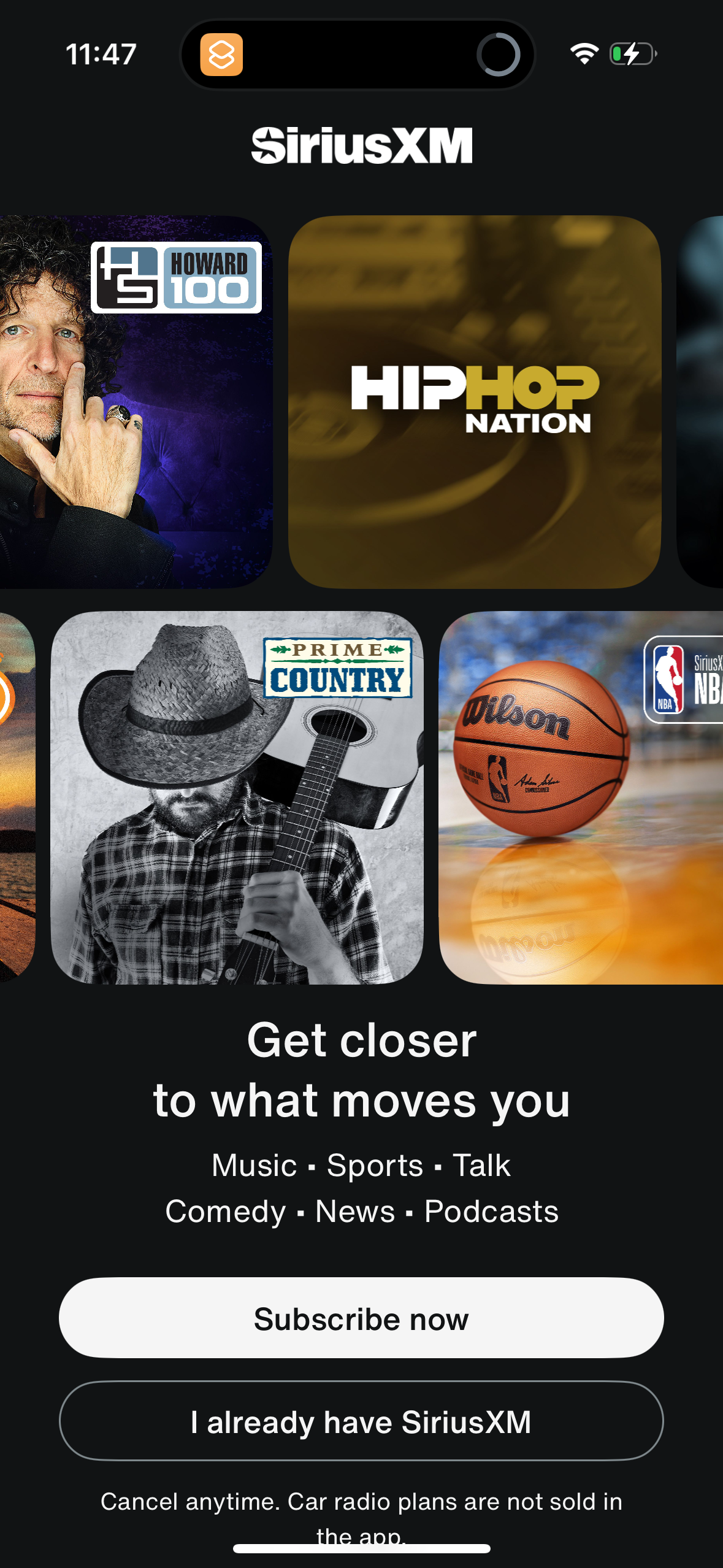siriusxm app screenshot 22
