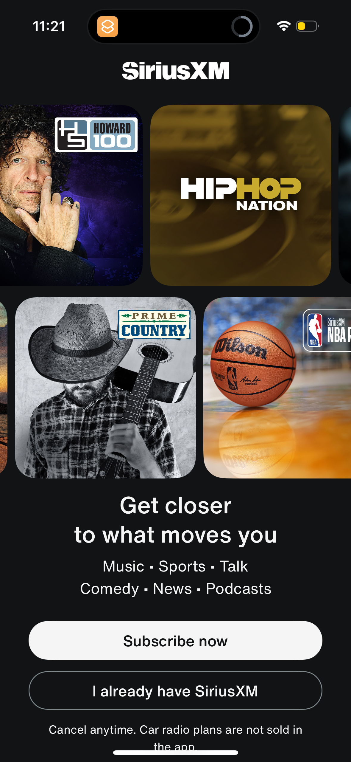 siriusxm app screenshot 19