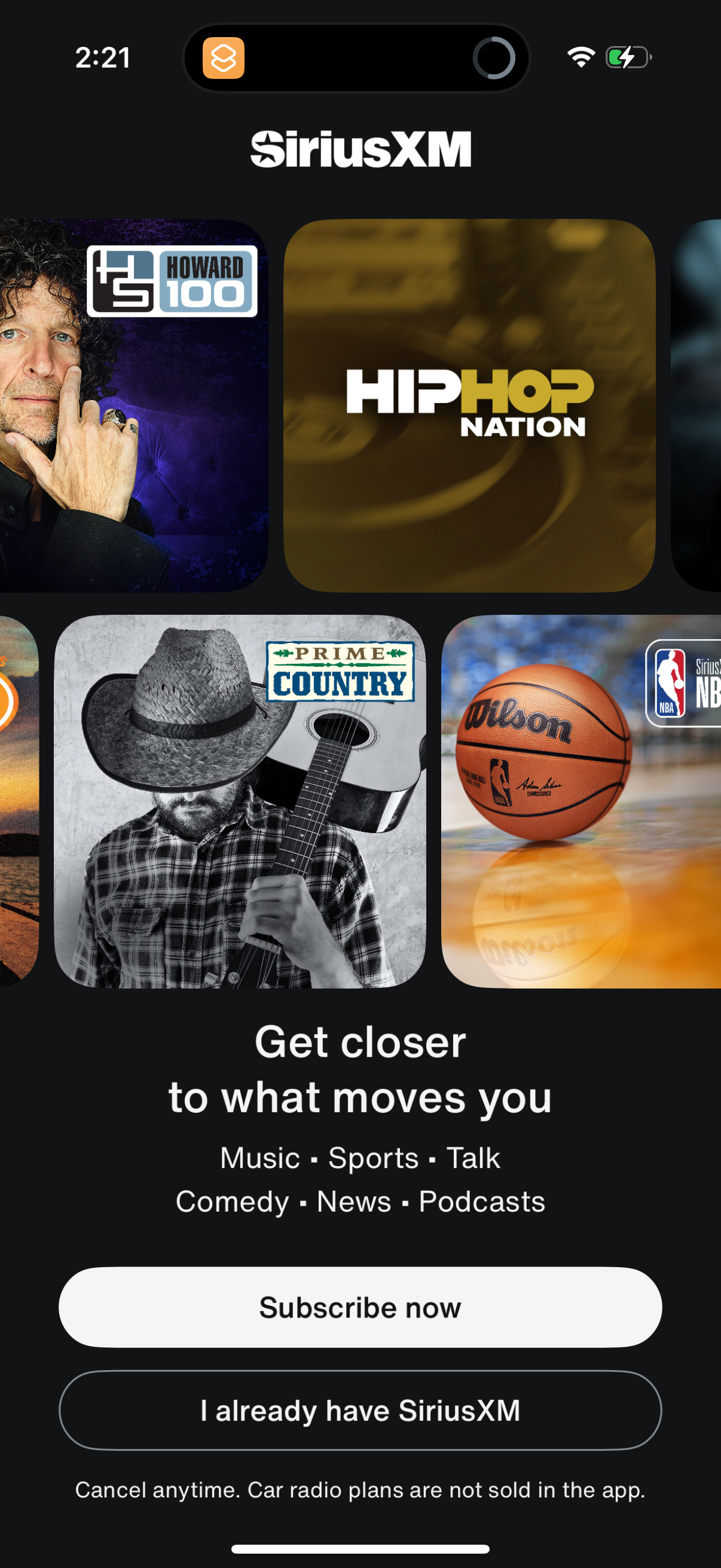 siriusxm app screenshot 17