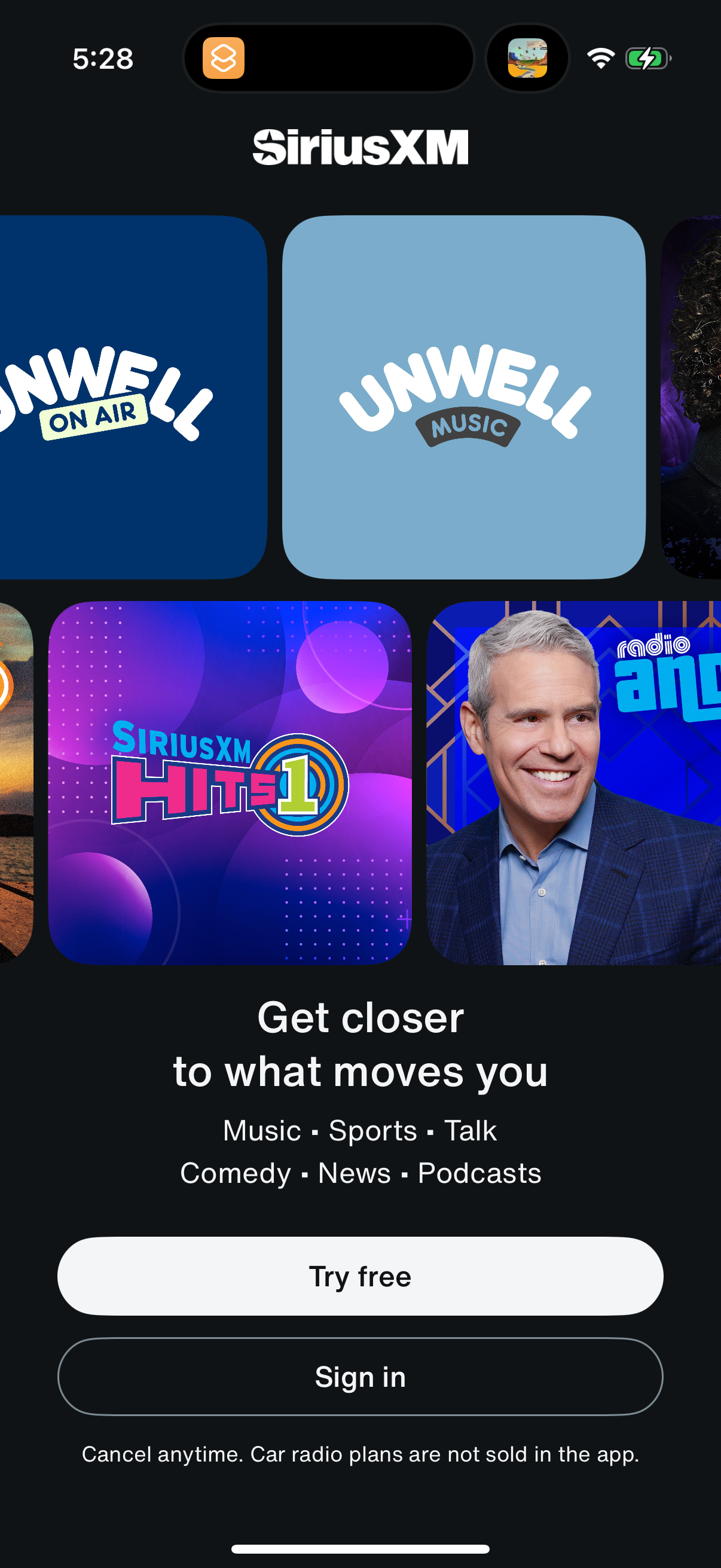 siriusxm app screenshot 16