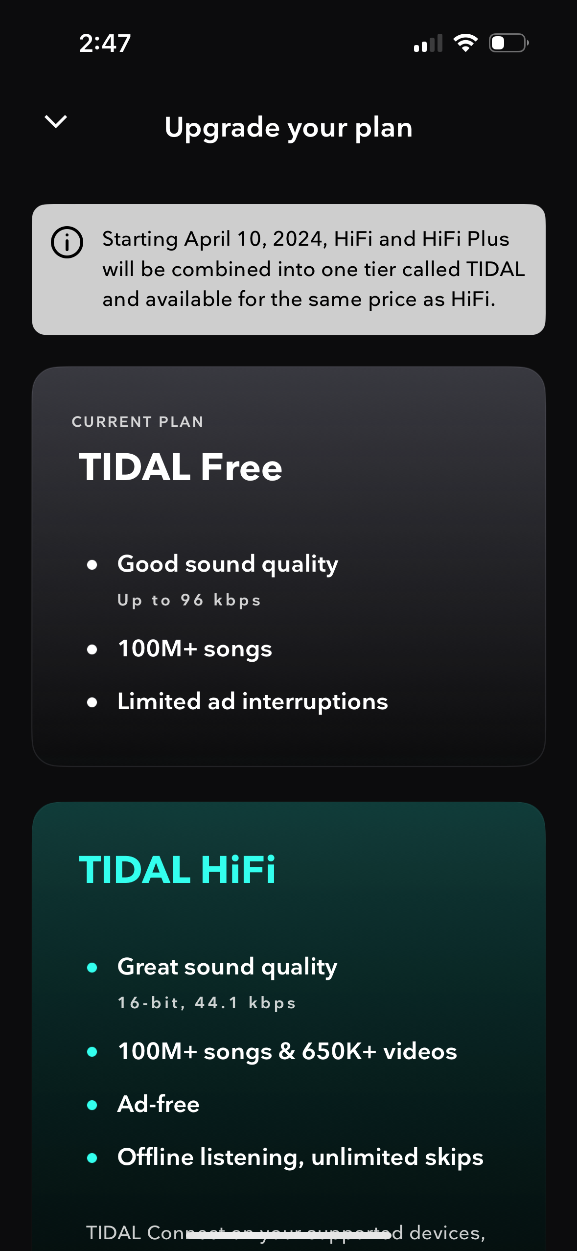tidal app screenshot 55