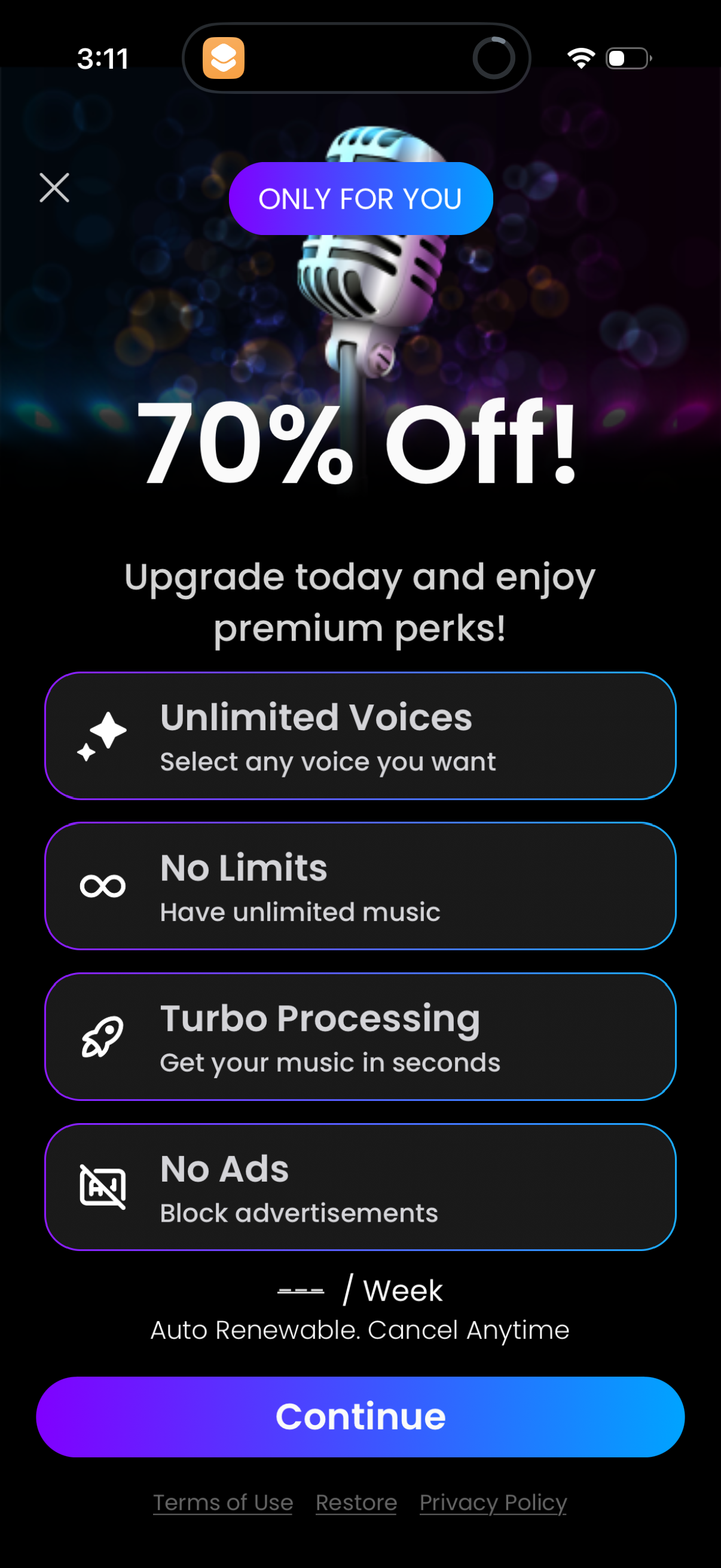 music-ai app screenshot 1