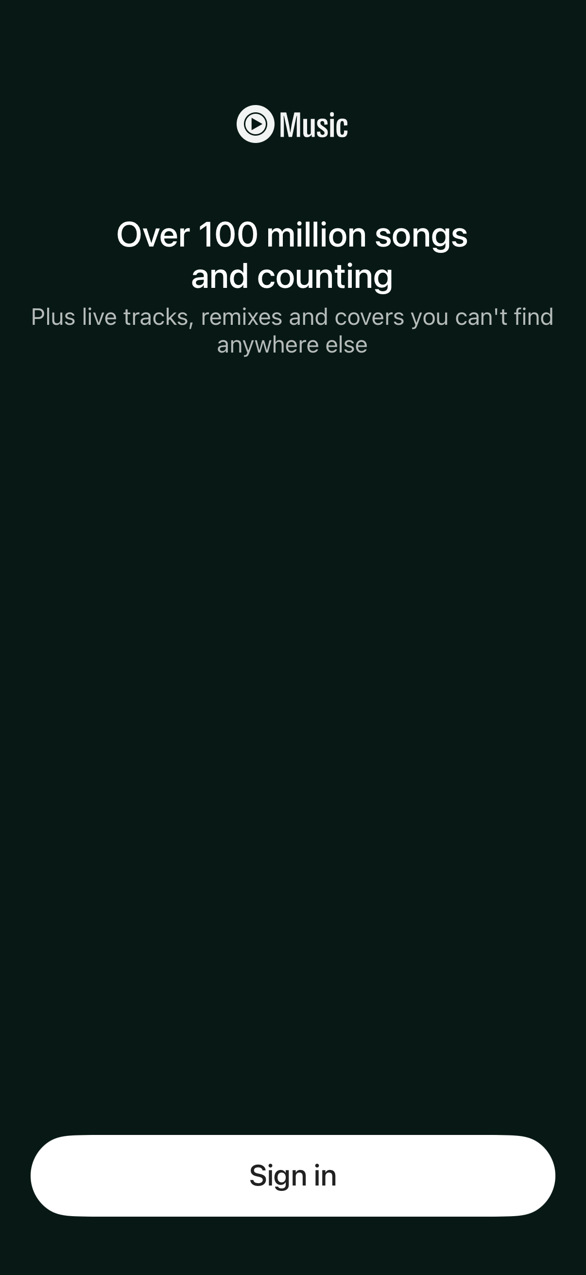 youtube-music app screenshot 2
