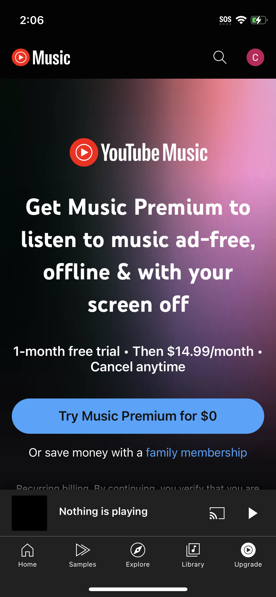 youtube-music app screenshot 7