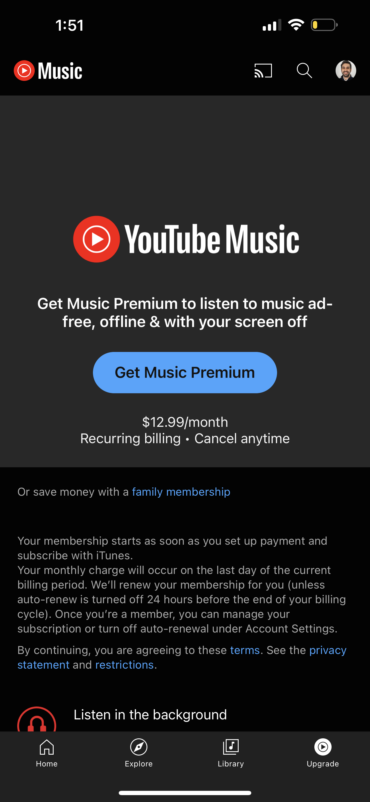 youtube-music app screenshot 98