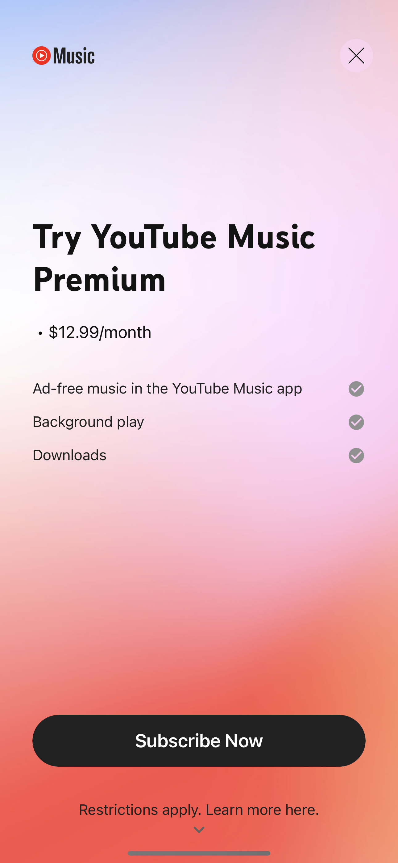 youtube-music app screenshot 94