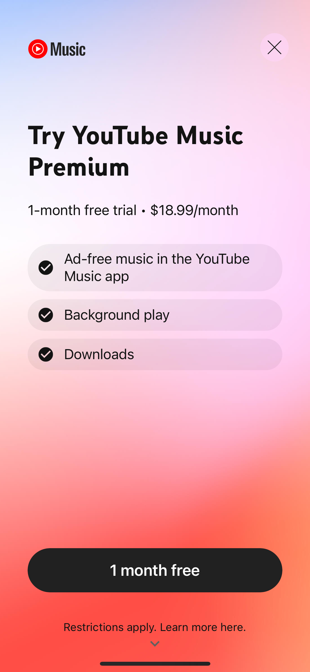 youtube-music app screenshot 28