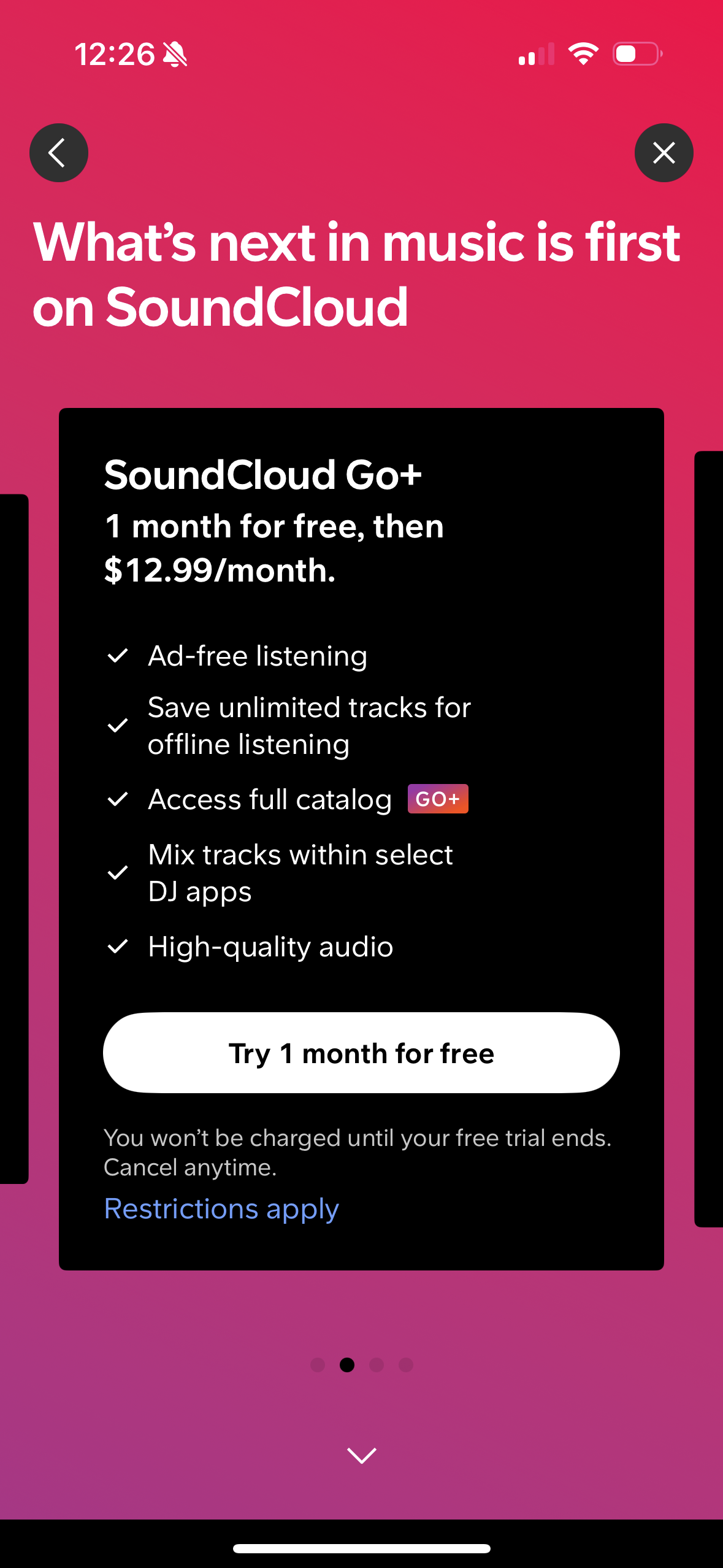 soundcloud app screenshot 103
