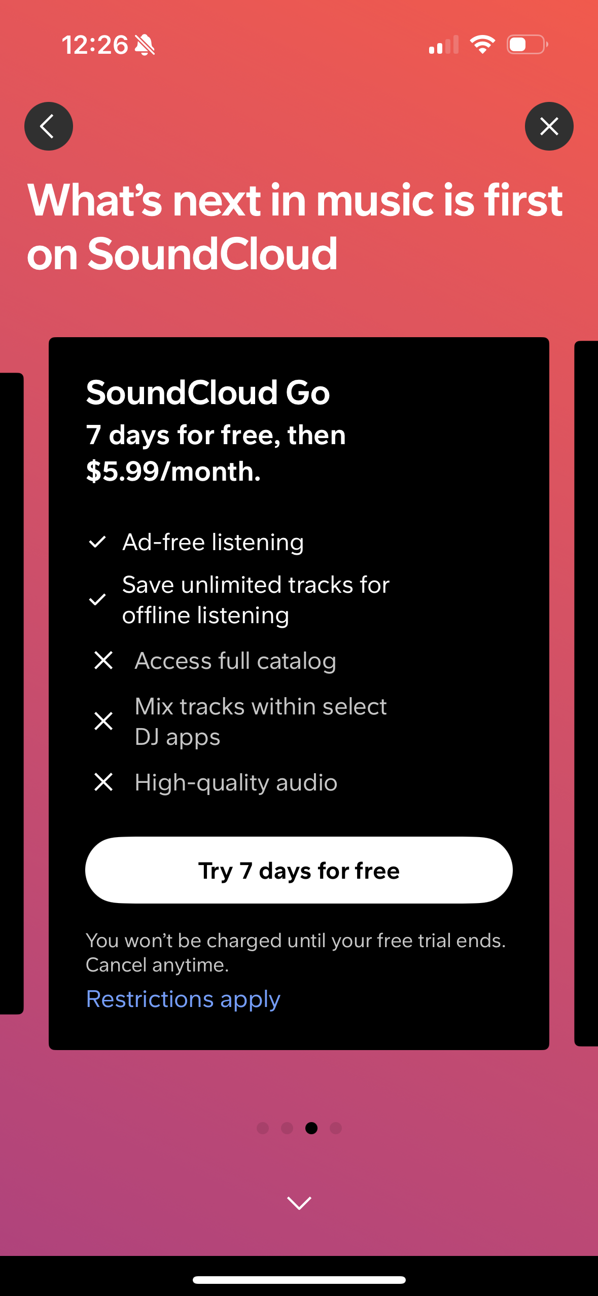 soundcloud app screenshot 102