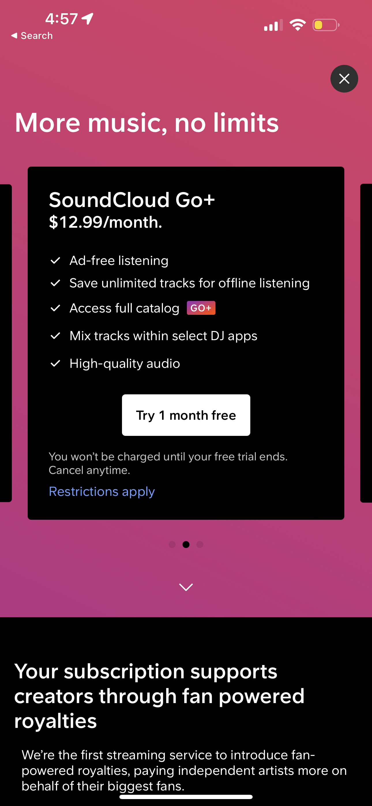 soundcloud app screenshot 129