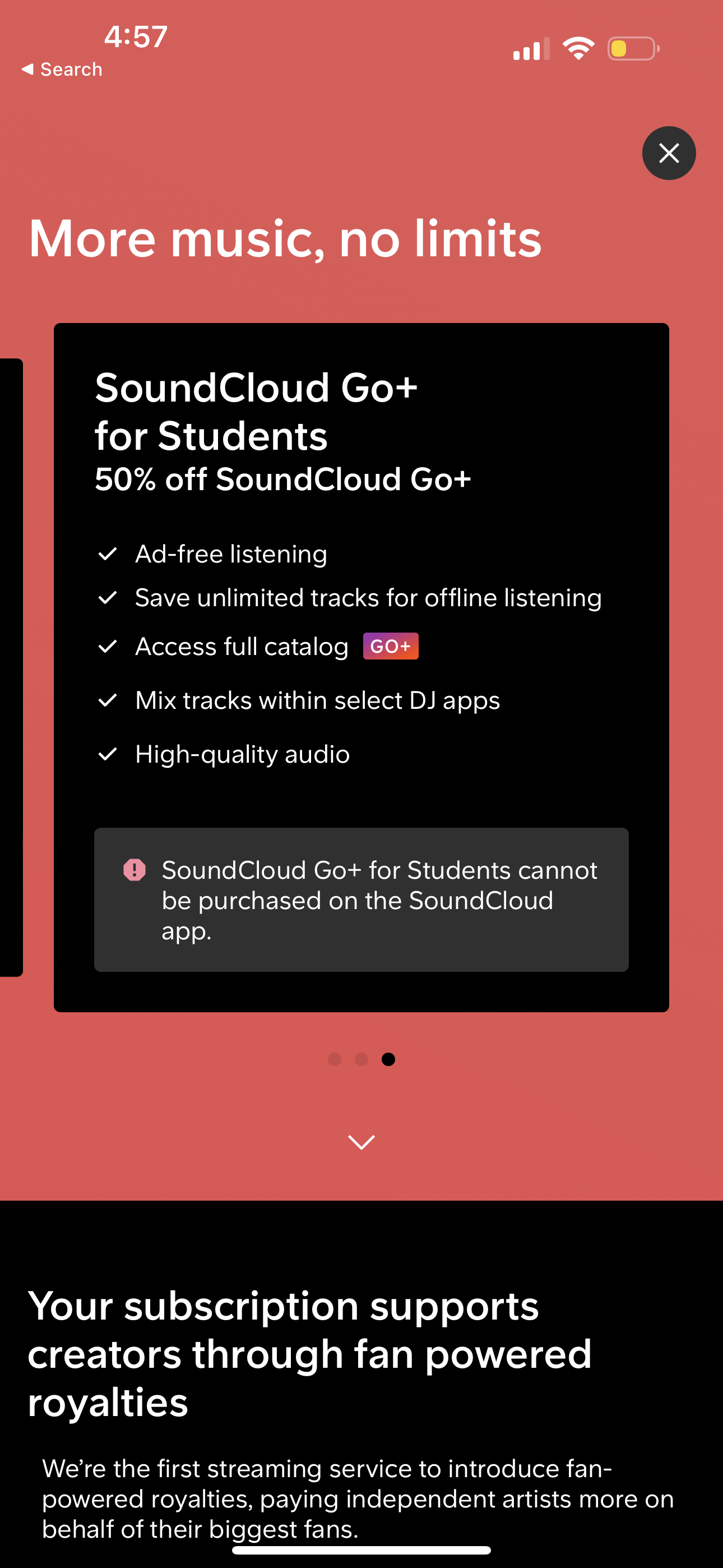 soundcloud app screenshot 128