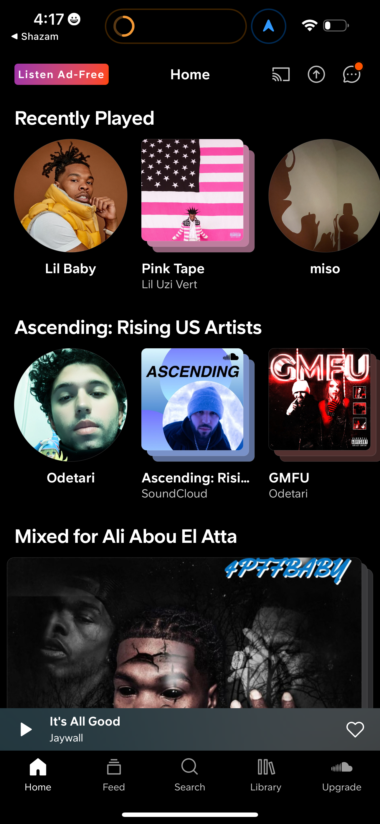 soundcloud app screenshot 123