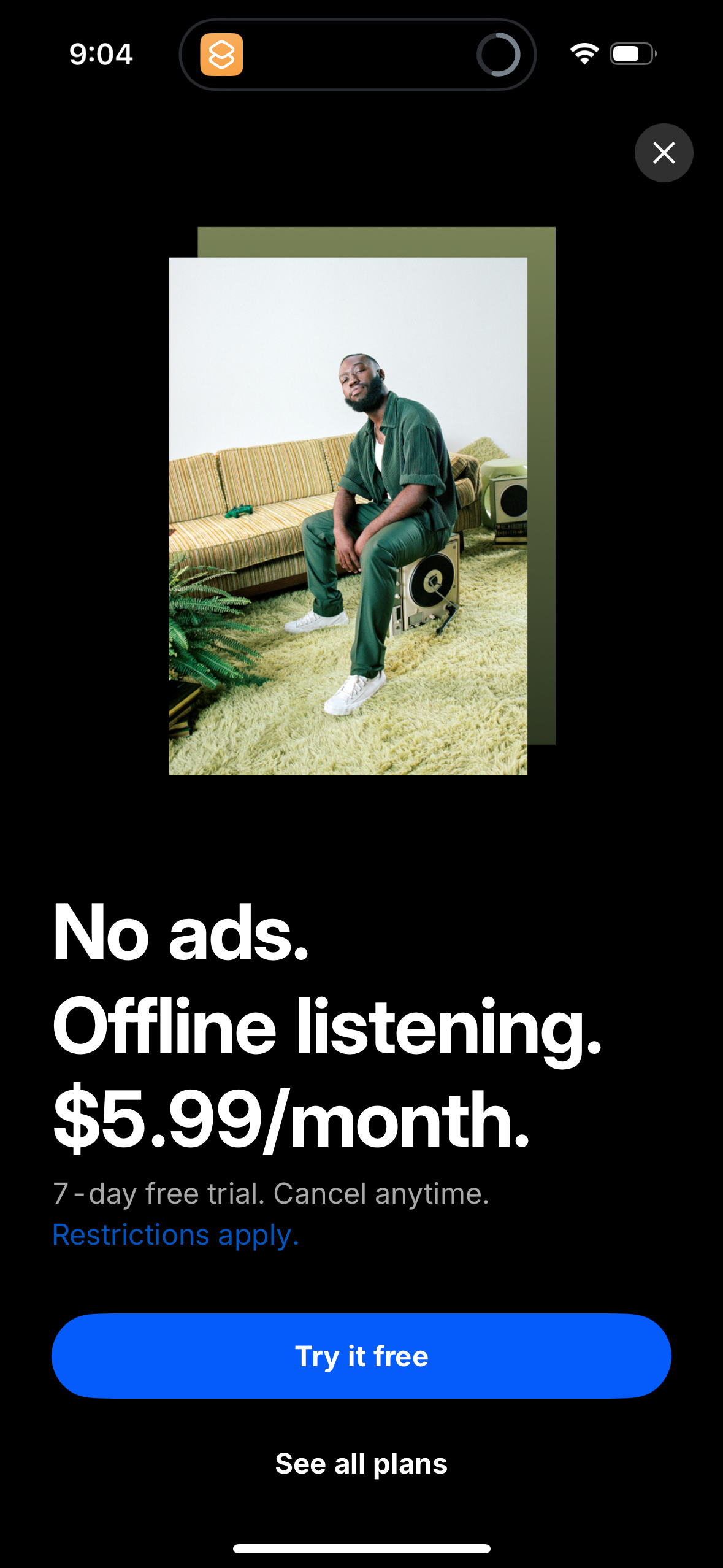 soundcloud app screenshot 96