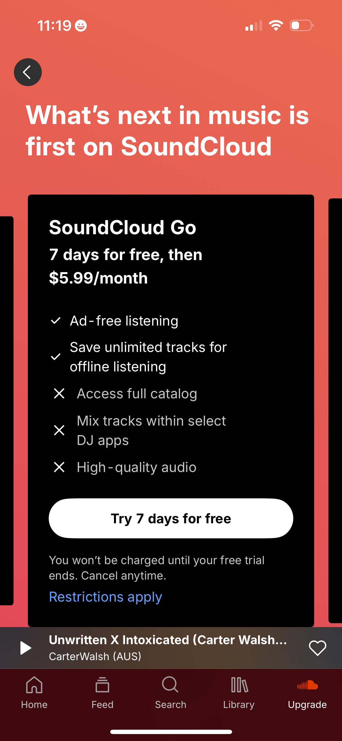 soundcloud app screenshot 88
