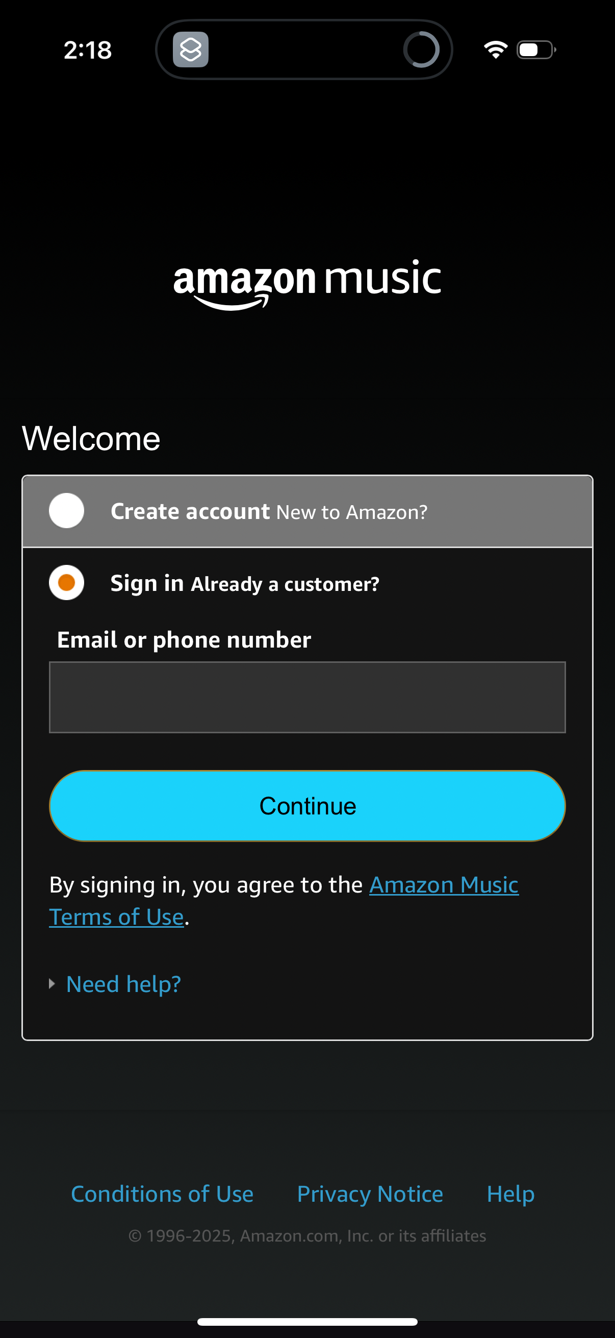 amazon-music app screenshot 3