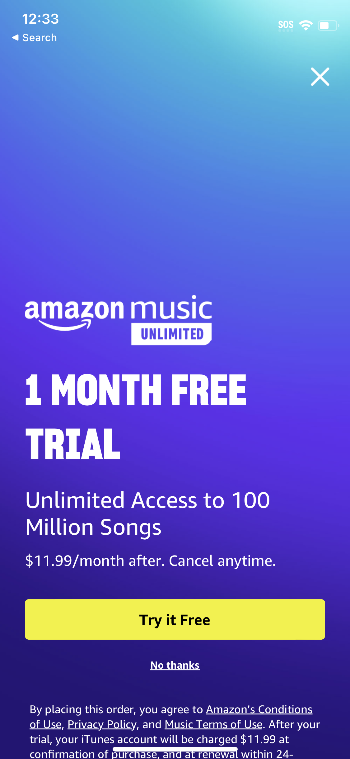 amazon-music app screenshot 28