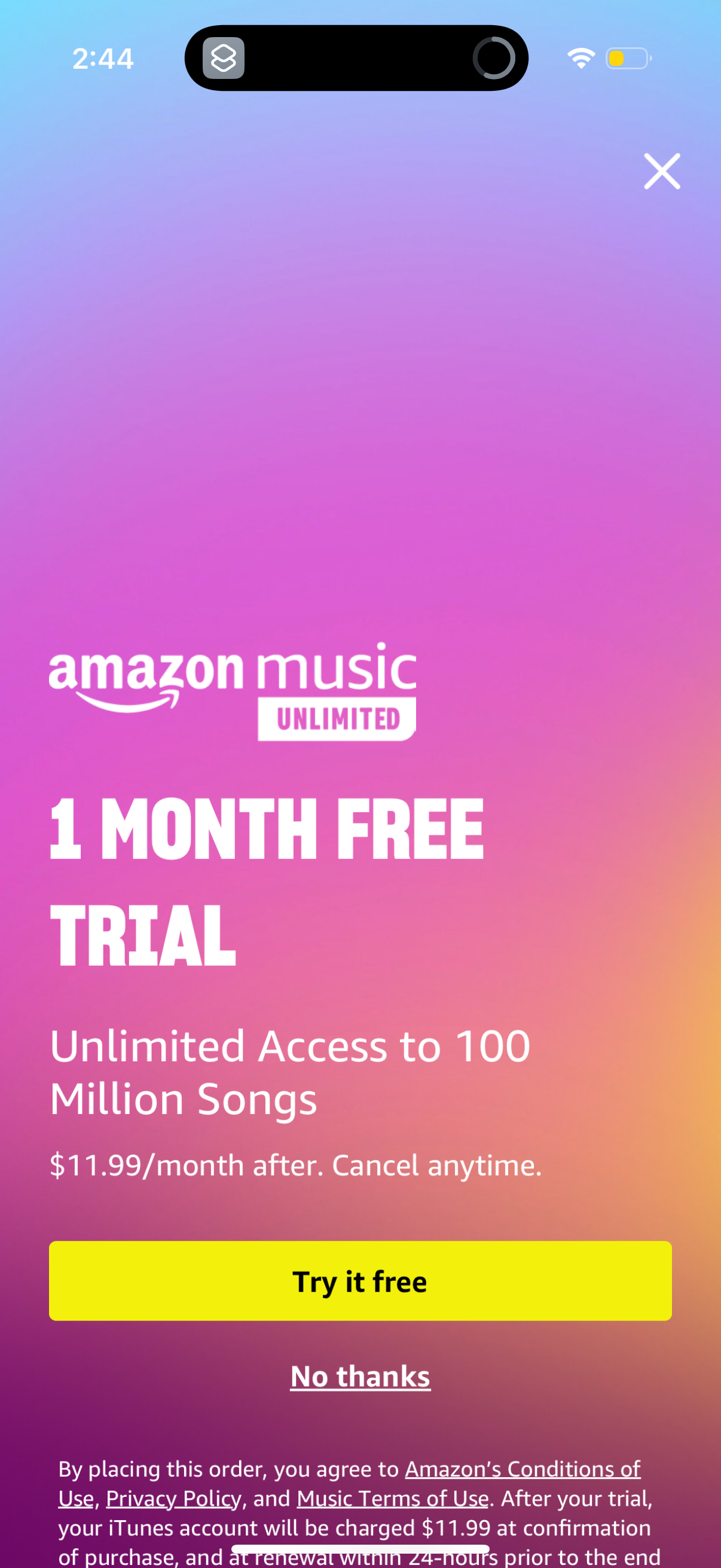 amazon-music app screenshot 7