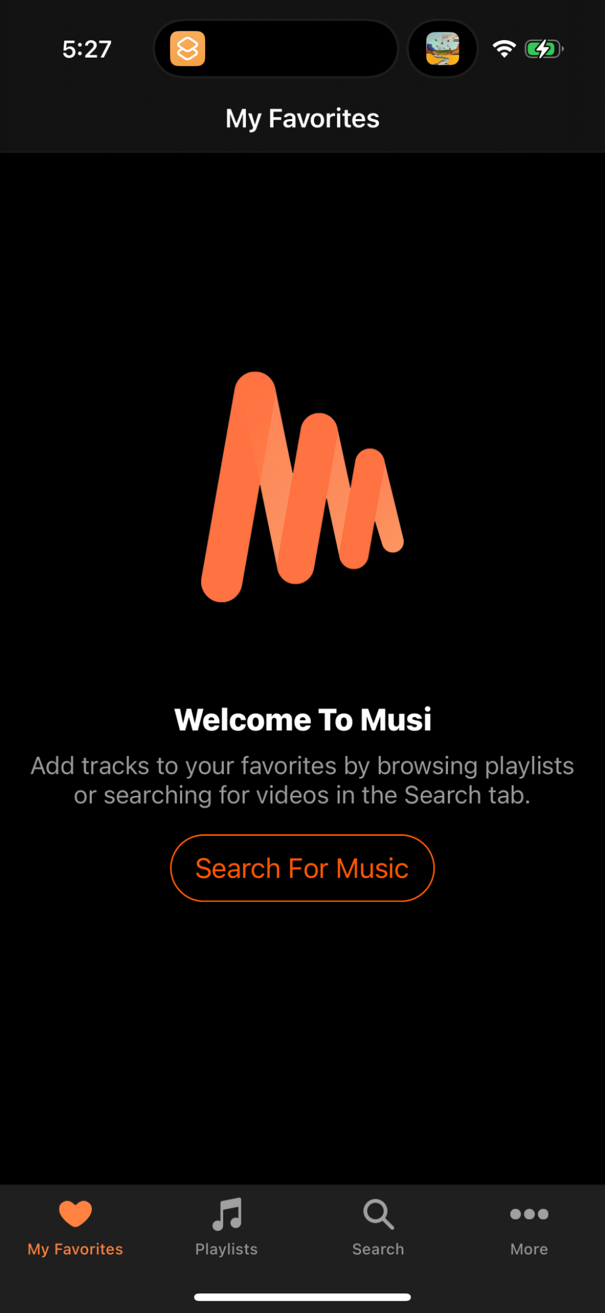 musi app screenshot 1