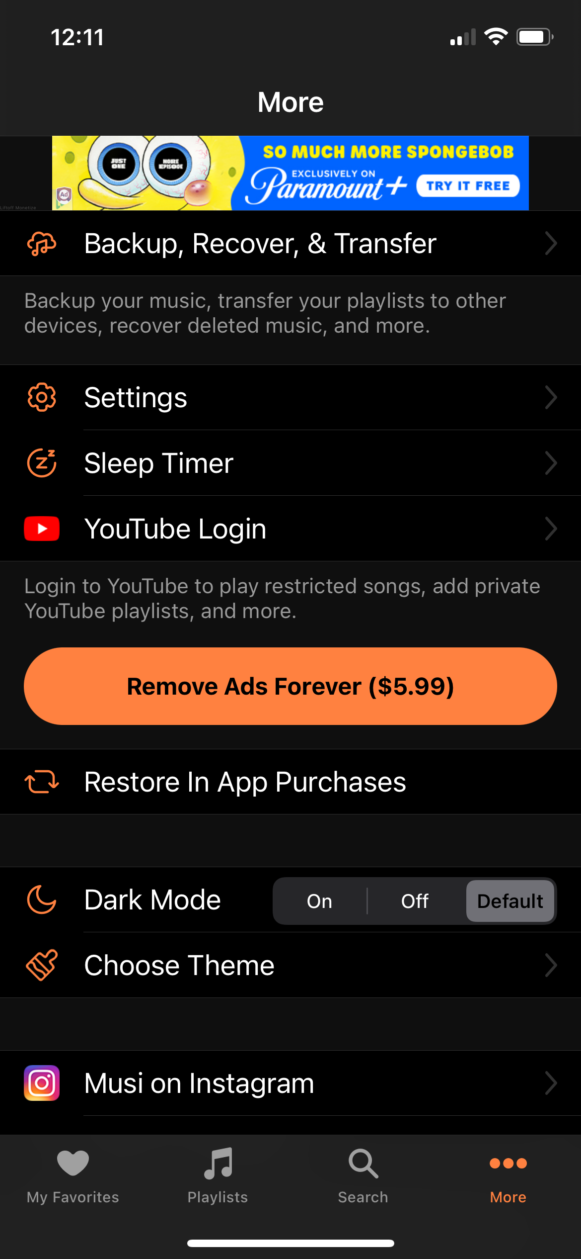 musi app screenshot 3