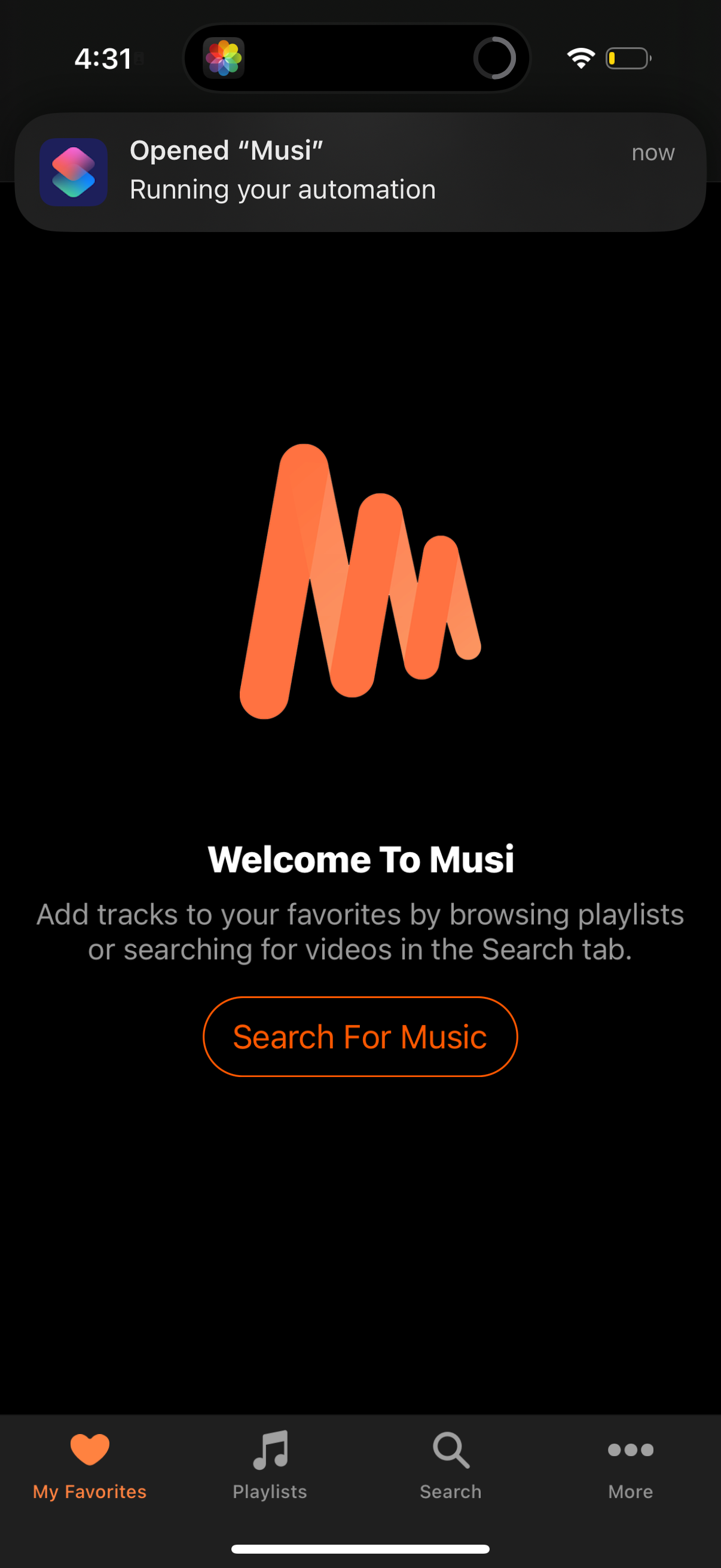 musi app screenshot 2
