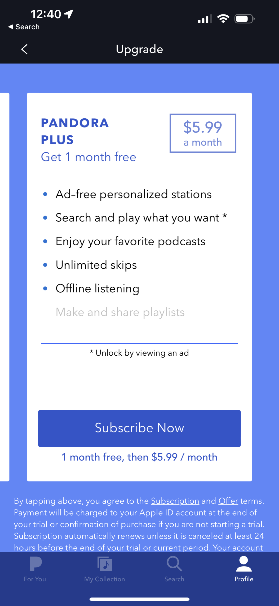 pandora app screenshot 49