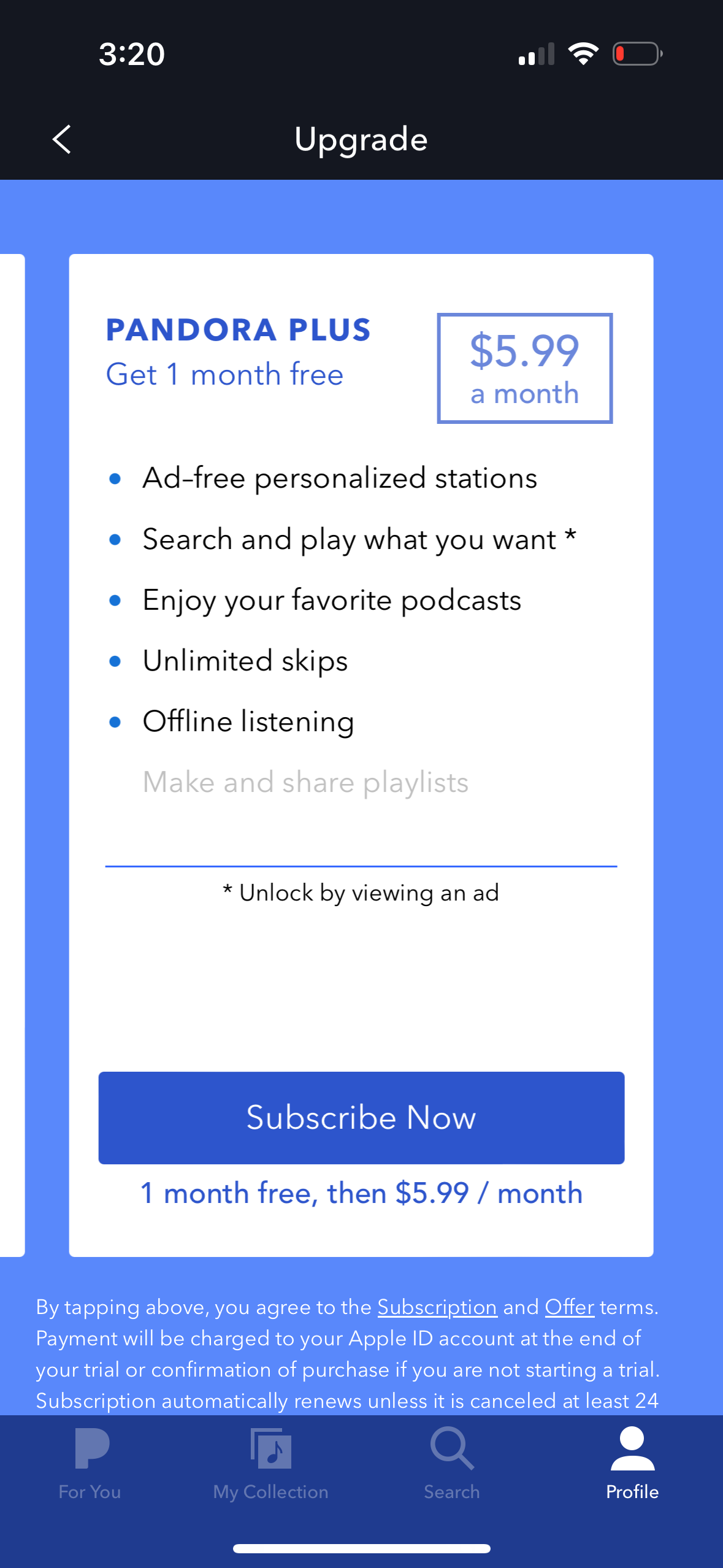 pandora app screenshot 25