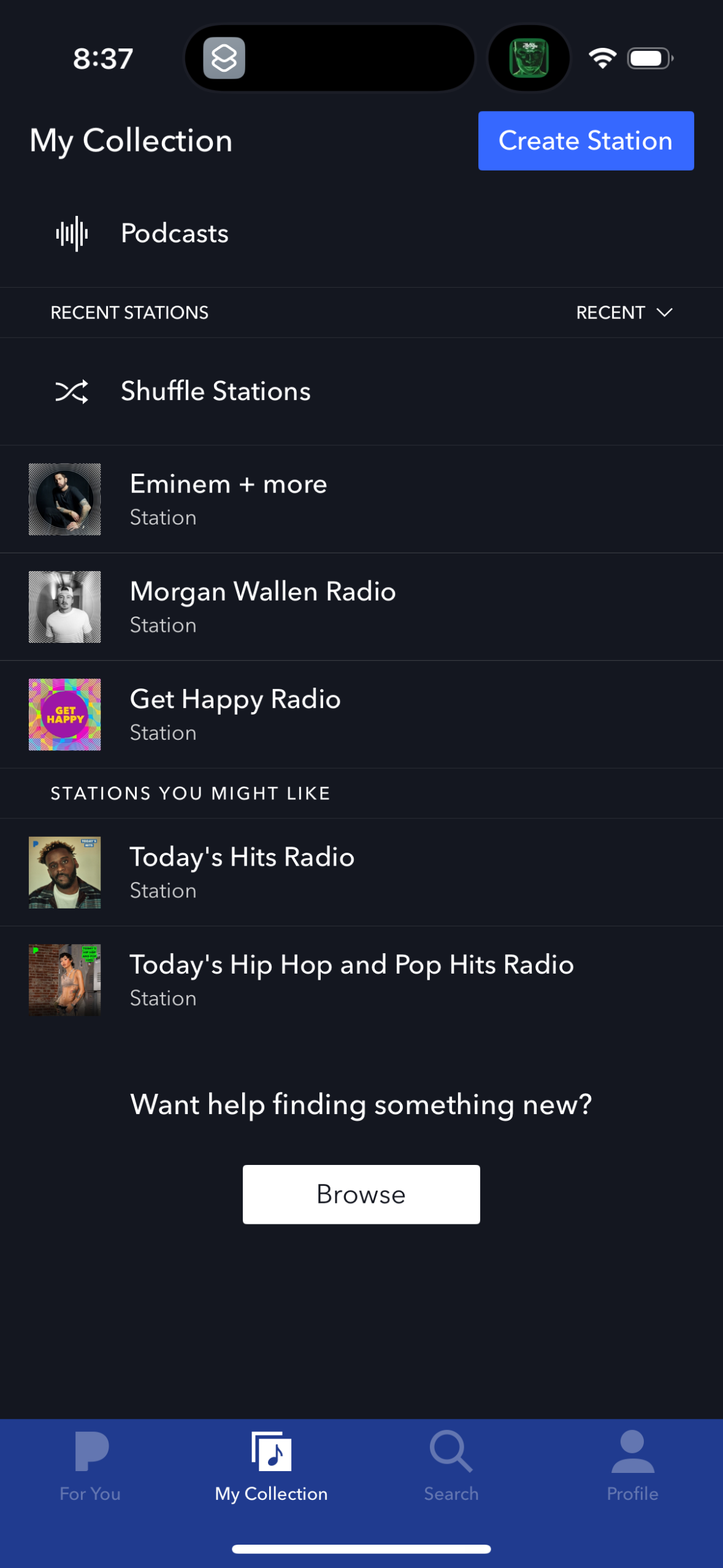 pandora app screenshot 13