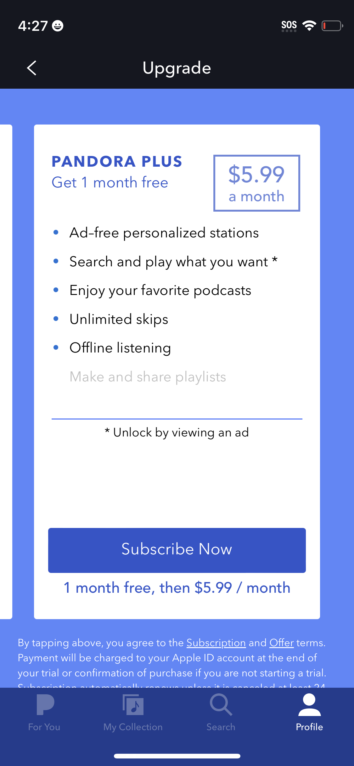 pandora app screenshot 64