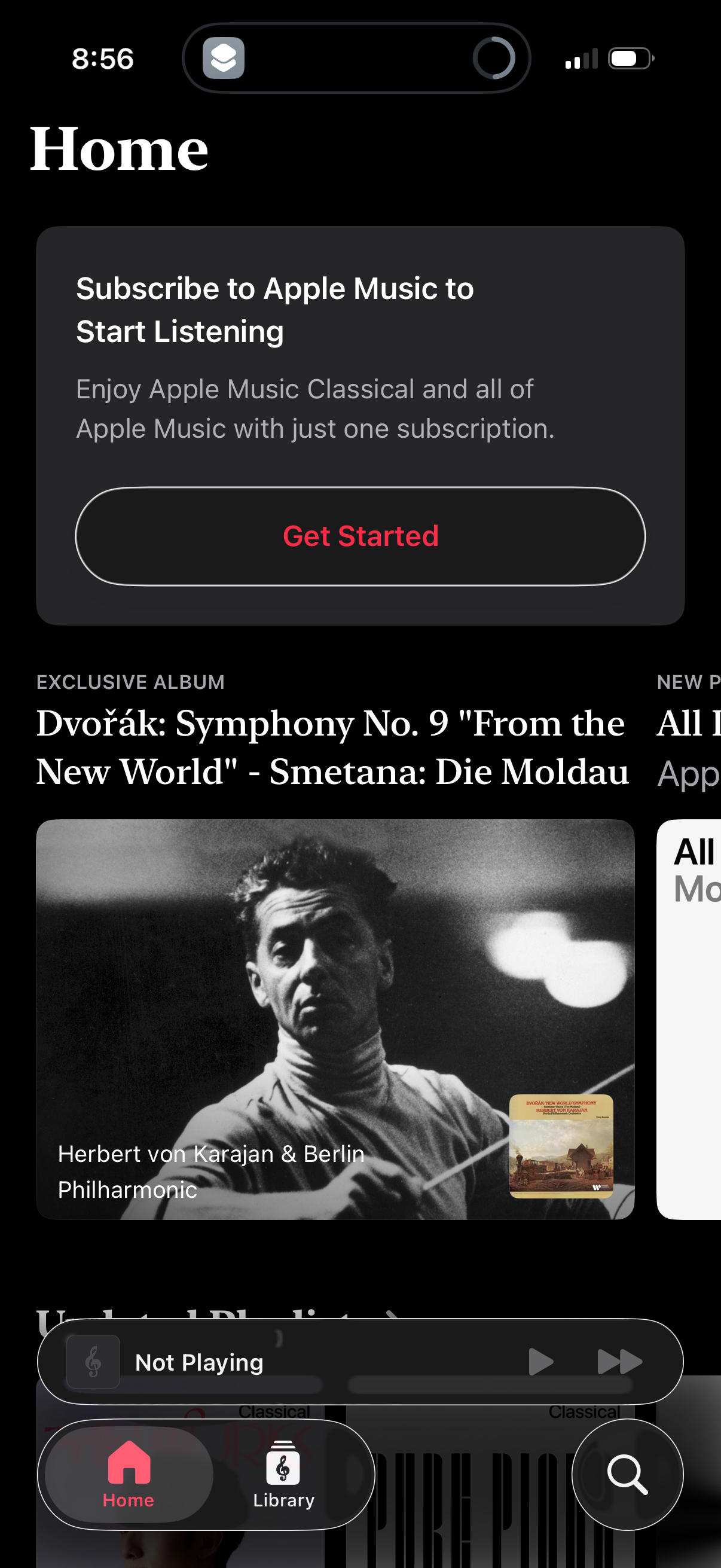 classical app screenshot 1