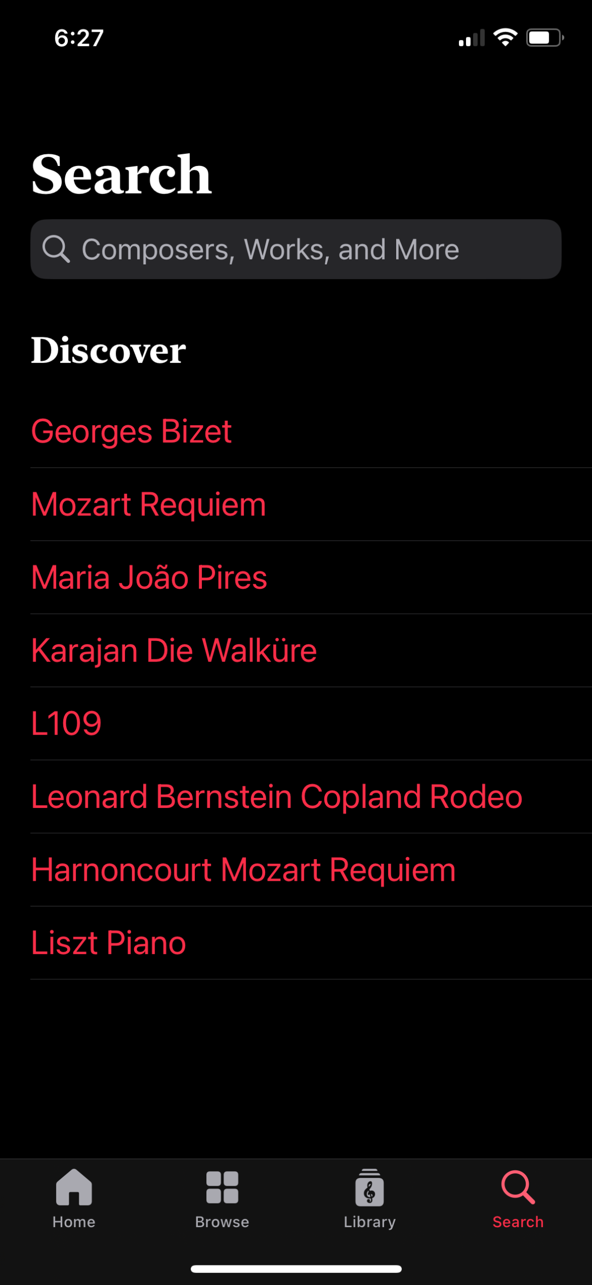 classical app screenshot 6