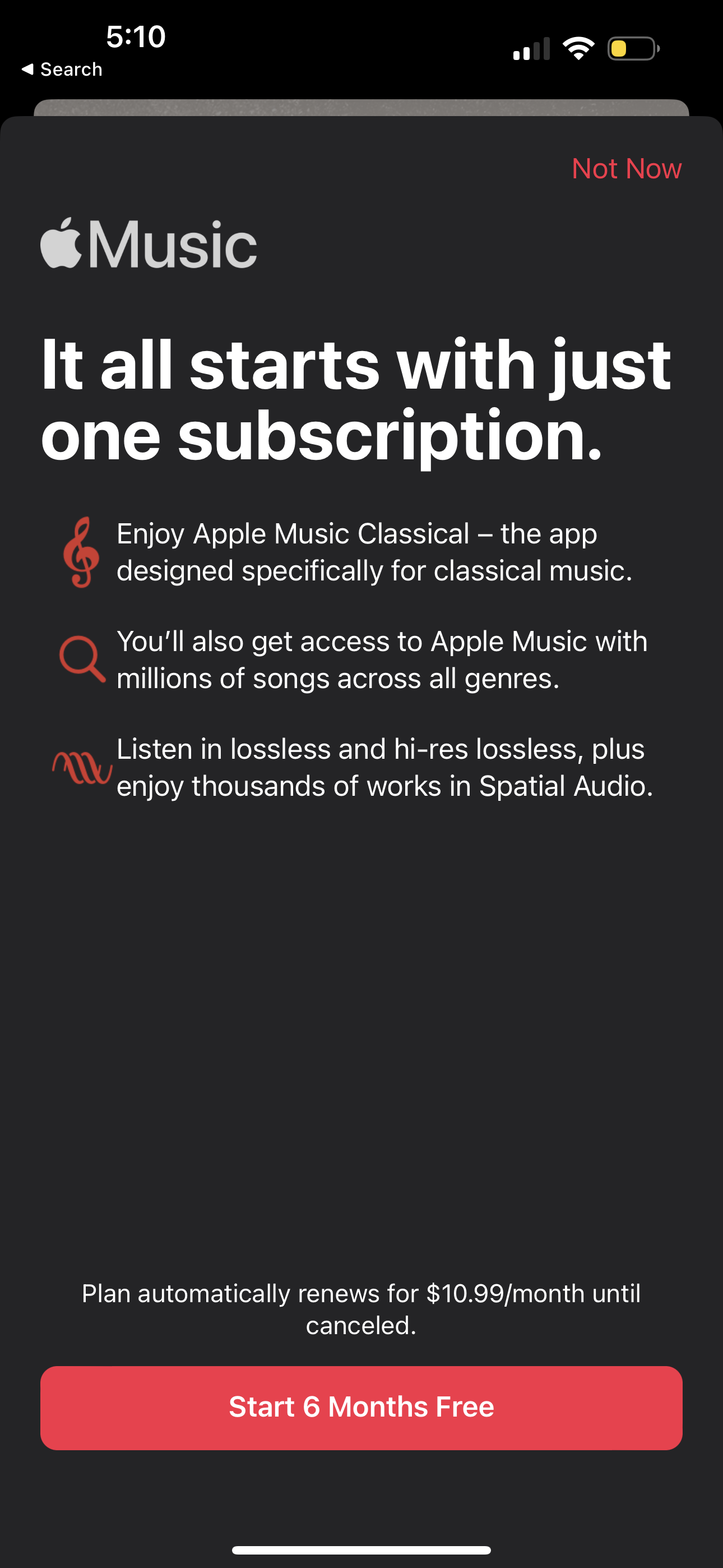 classical app screenshot 67