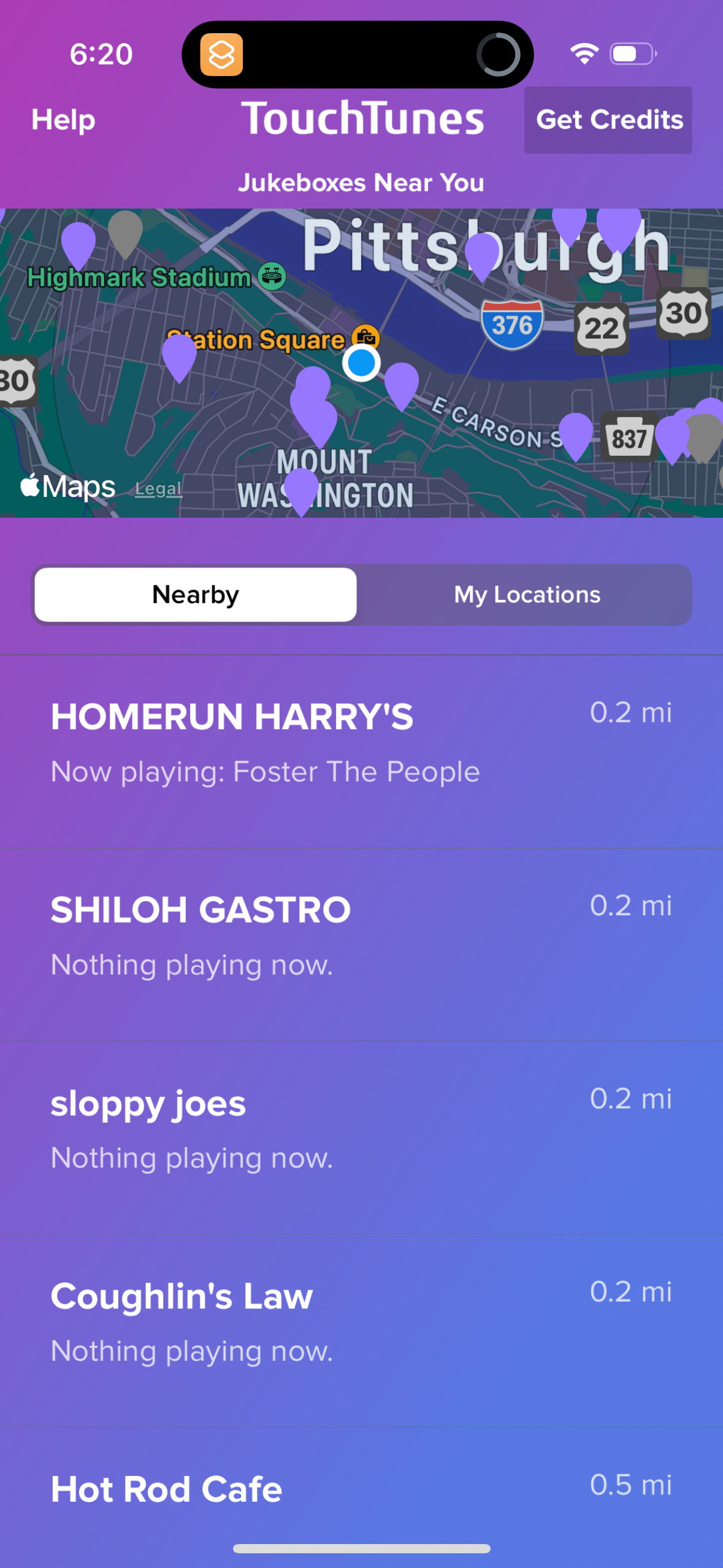 touchtunes app screenshot 21