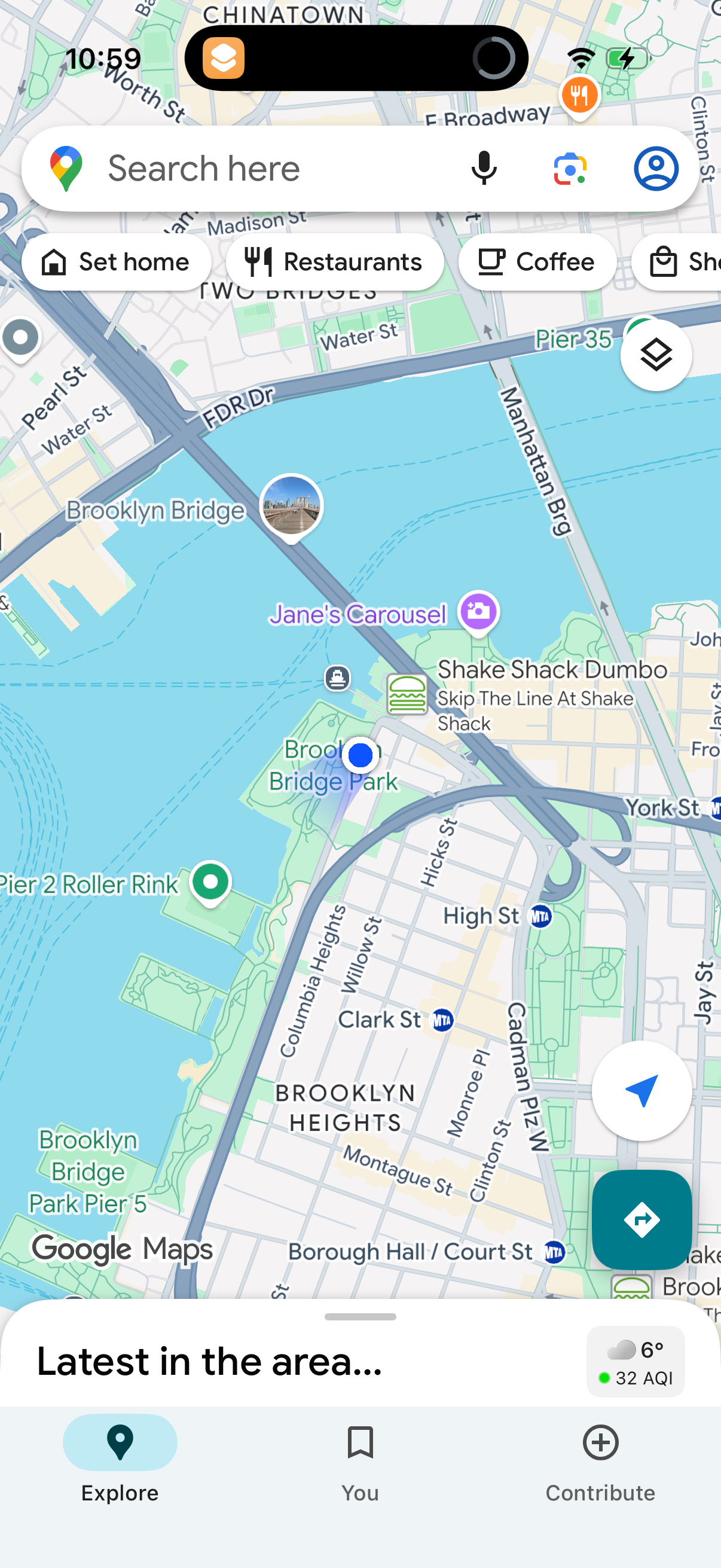 google-maps app screenshot 1