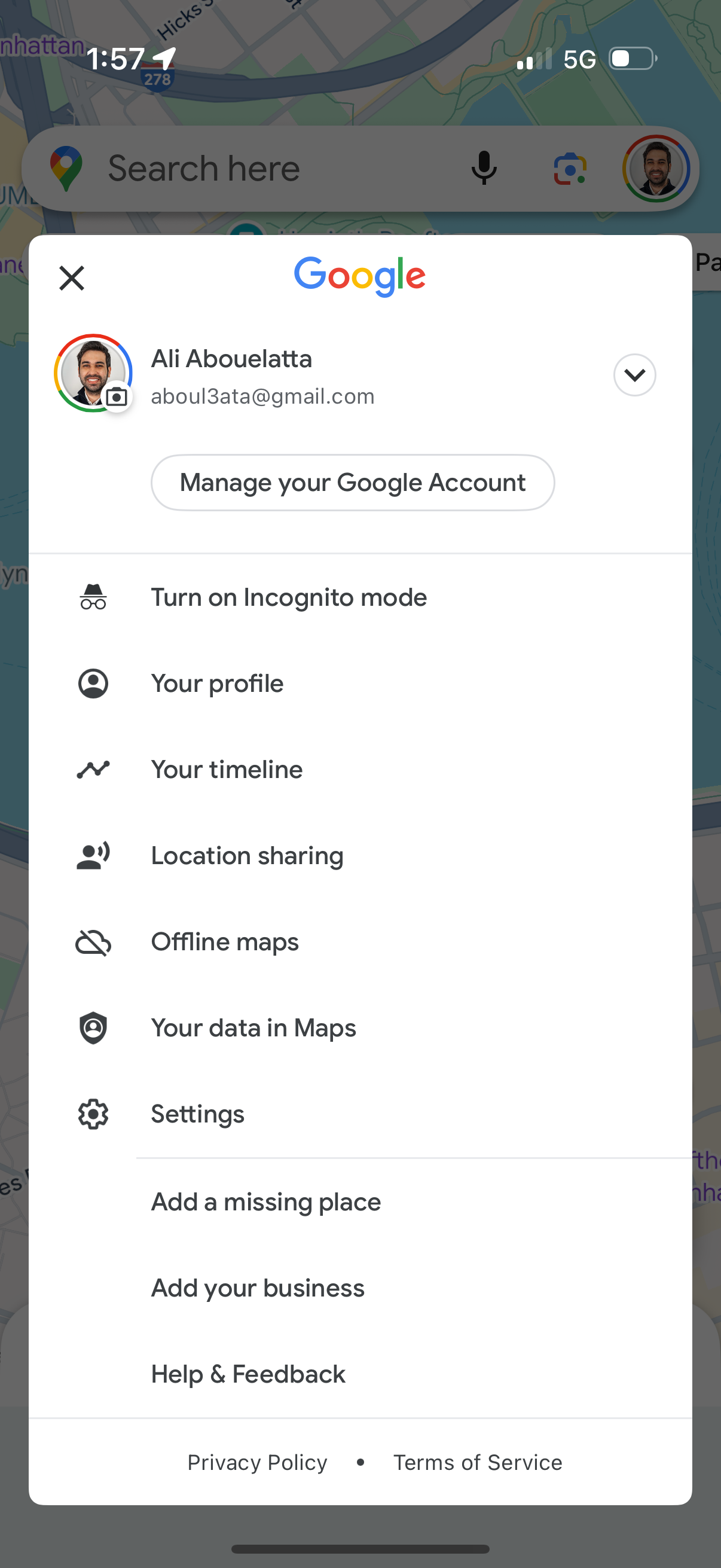 google-maps app screenshot 107