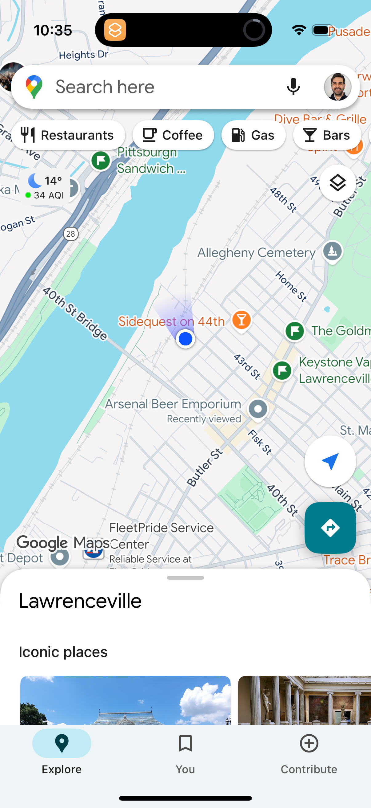 google-maps app screenshot 6