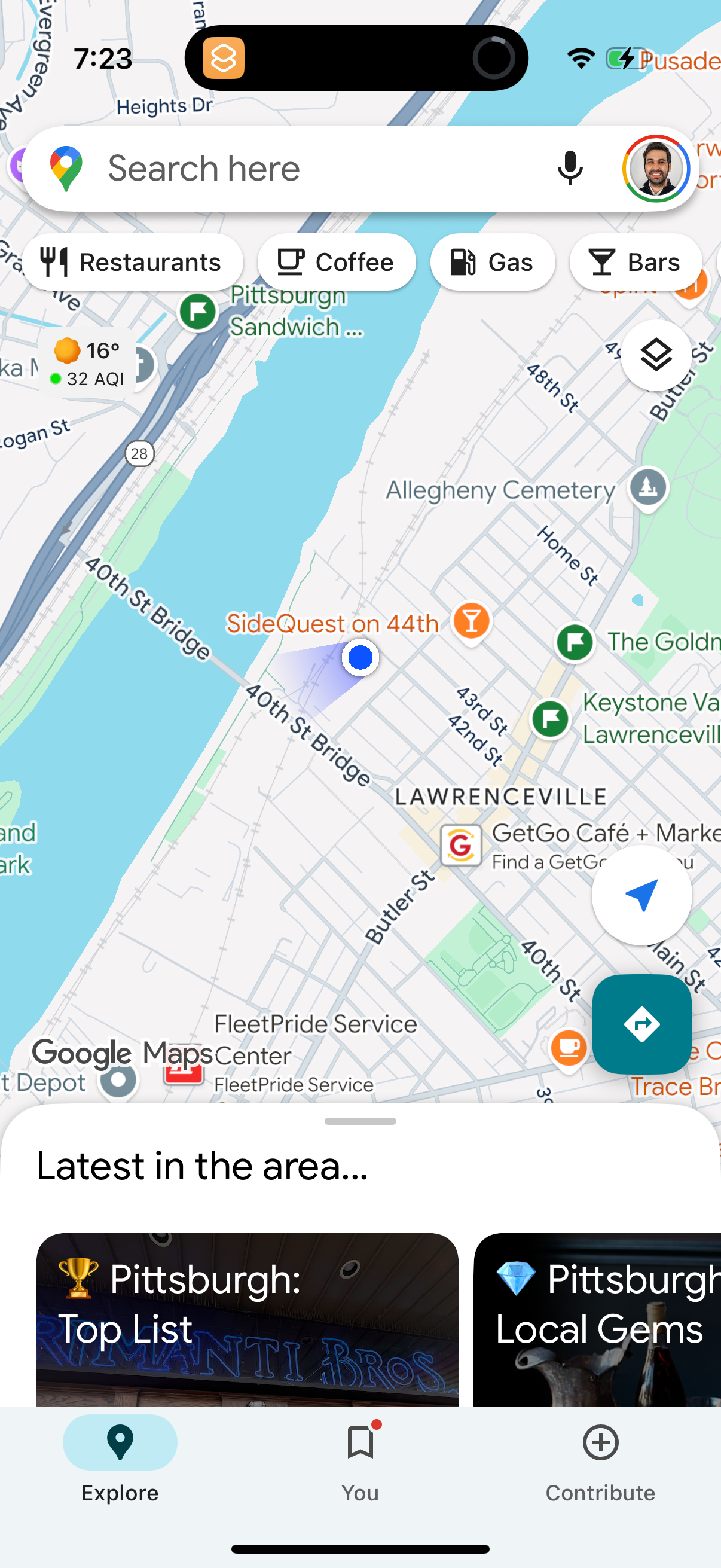 google-maps app screenshot 5