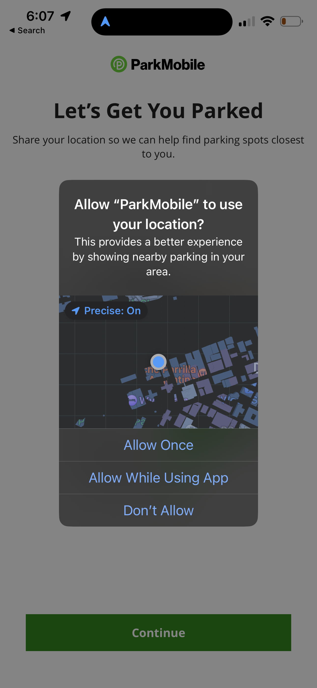 parkmobile app screenshot 78