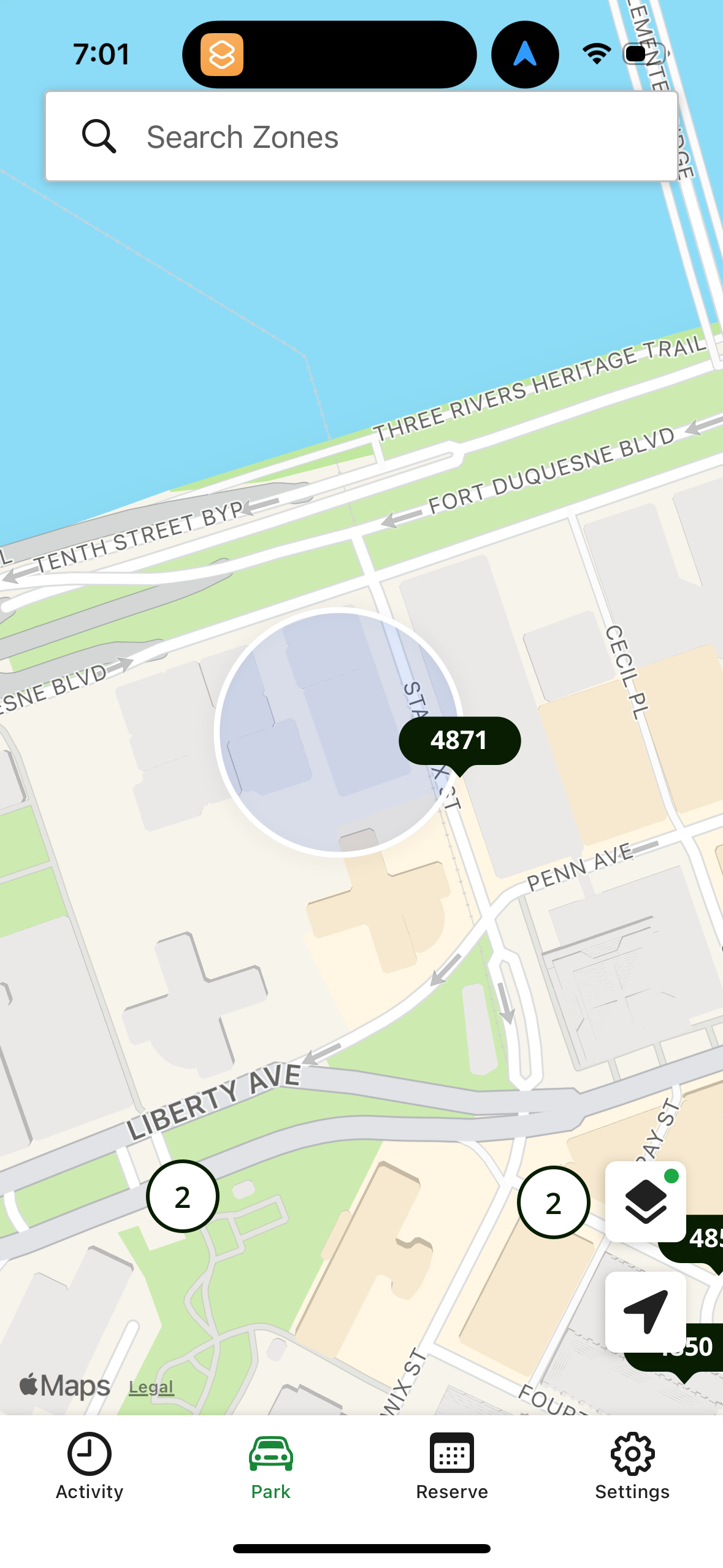 parkmobile app screenshot 58