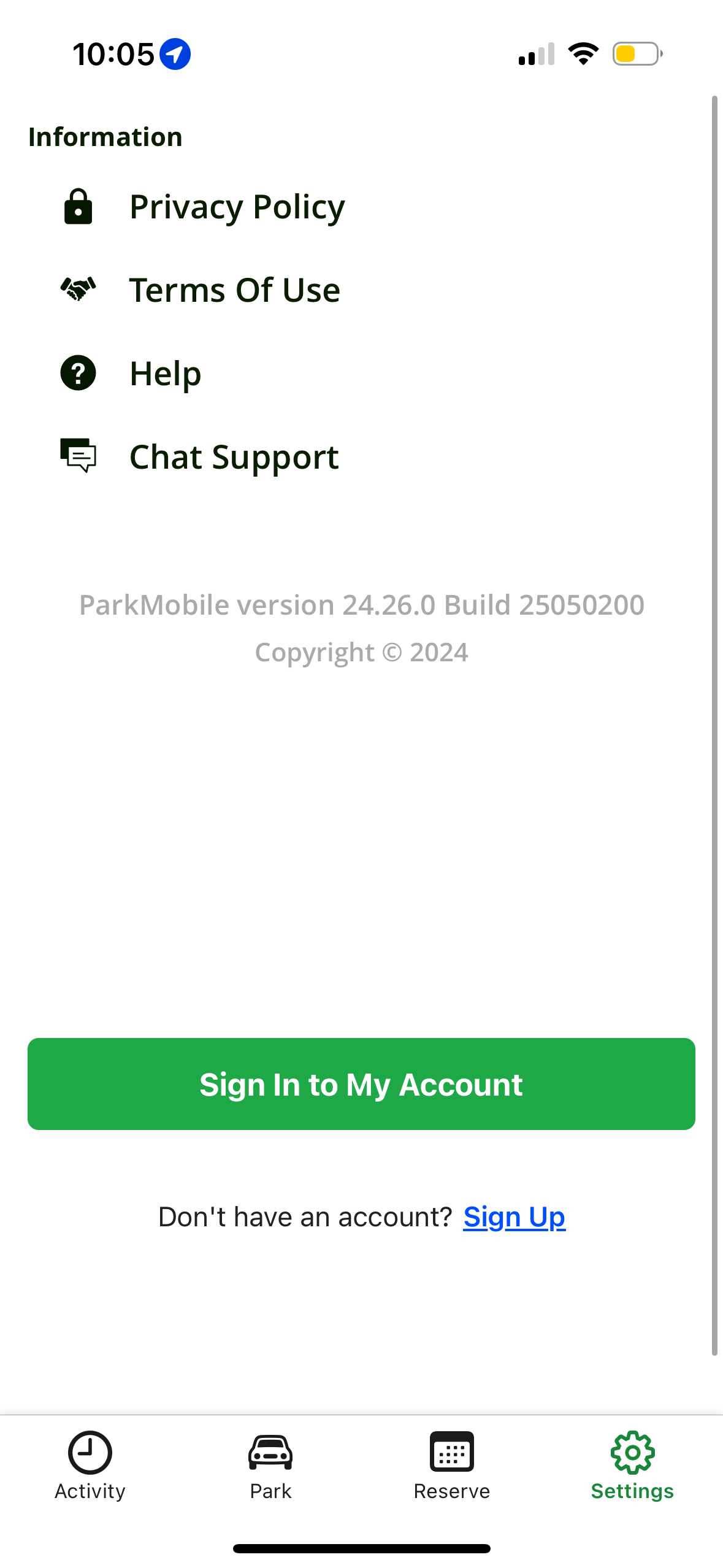 parkmobile app screenshot 42