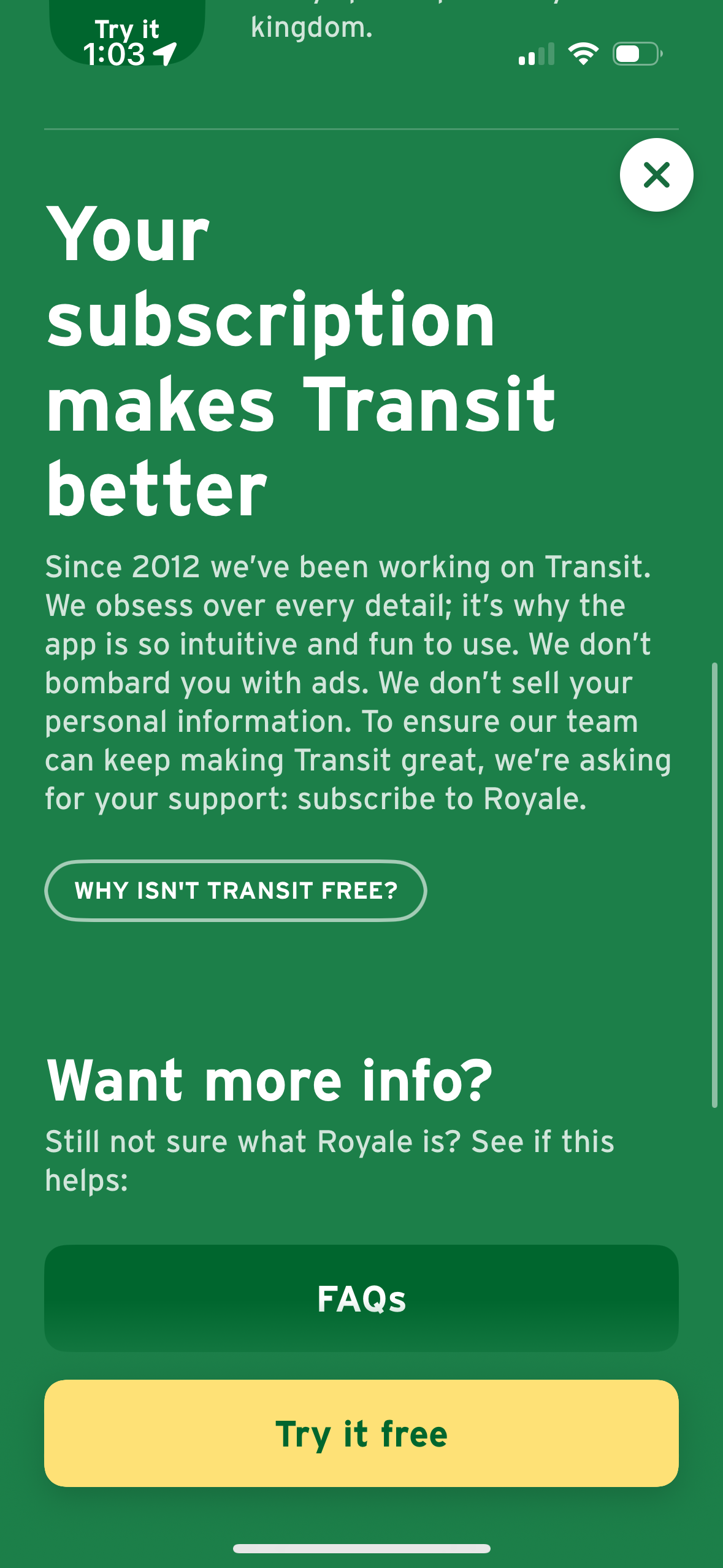 transit app screenshot 62